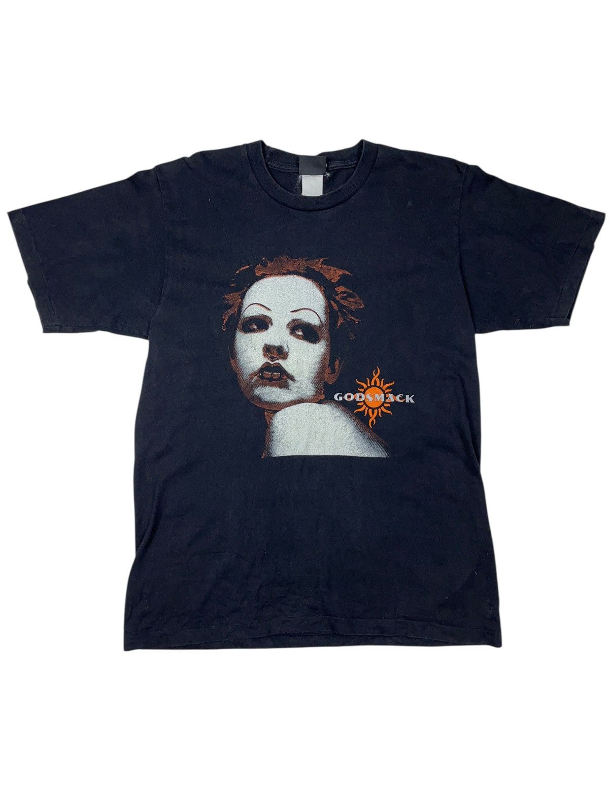 Band Tees Vintage 90s Godsmack Smack This! Goth Girl T-shirt Size US L / EU 52-54 / 3 - 1 Thumbnail