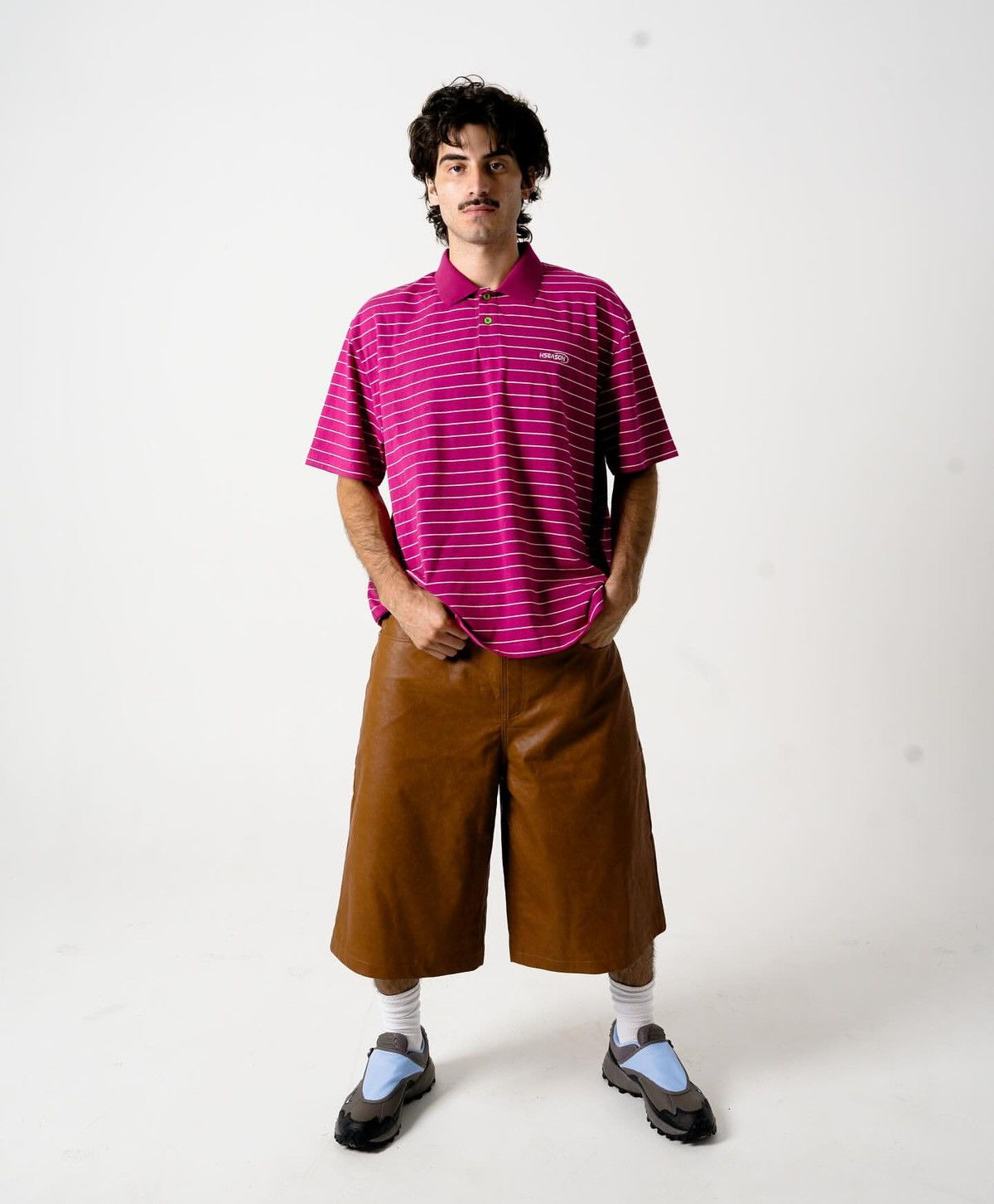 The GV Gallery Hidden Season ‘Brown Leather Shorts’ Size US 32 / EU 48 - 1 Thumbnail