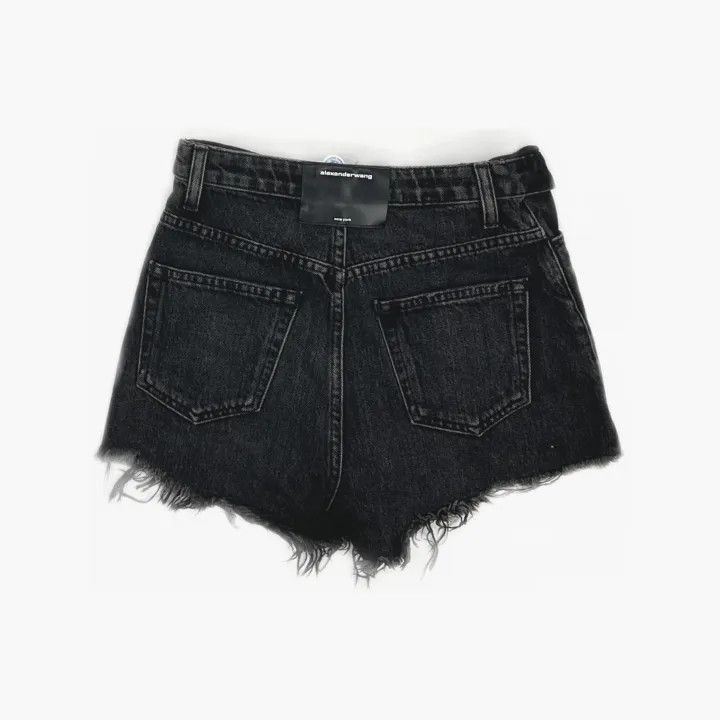 Alexander Wang Alexander Wang Gray Denim Cutoff Shorts for Women - Size 24" / US 00 / IT 34 - 3 Thumbnail