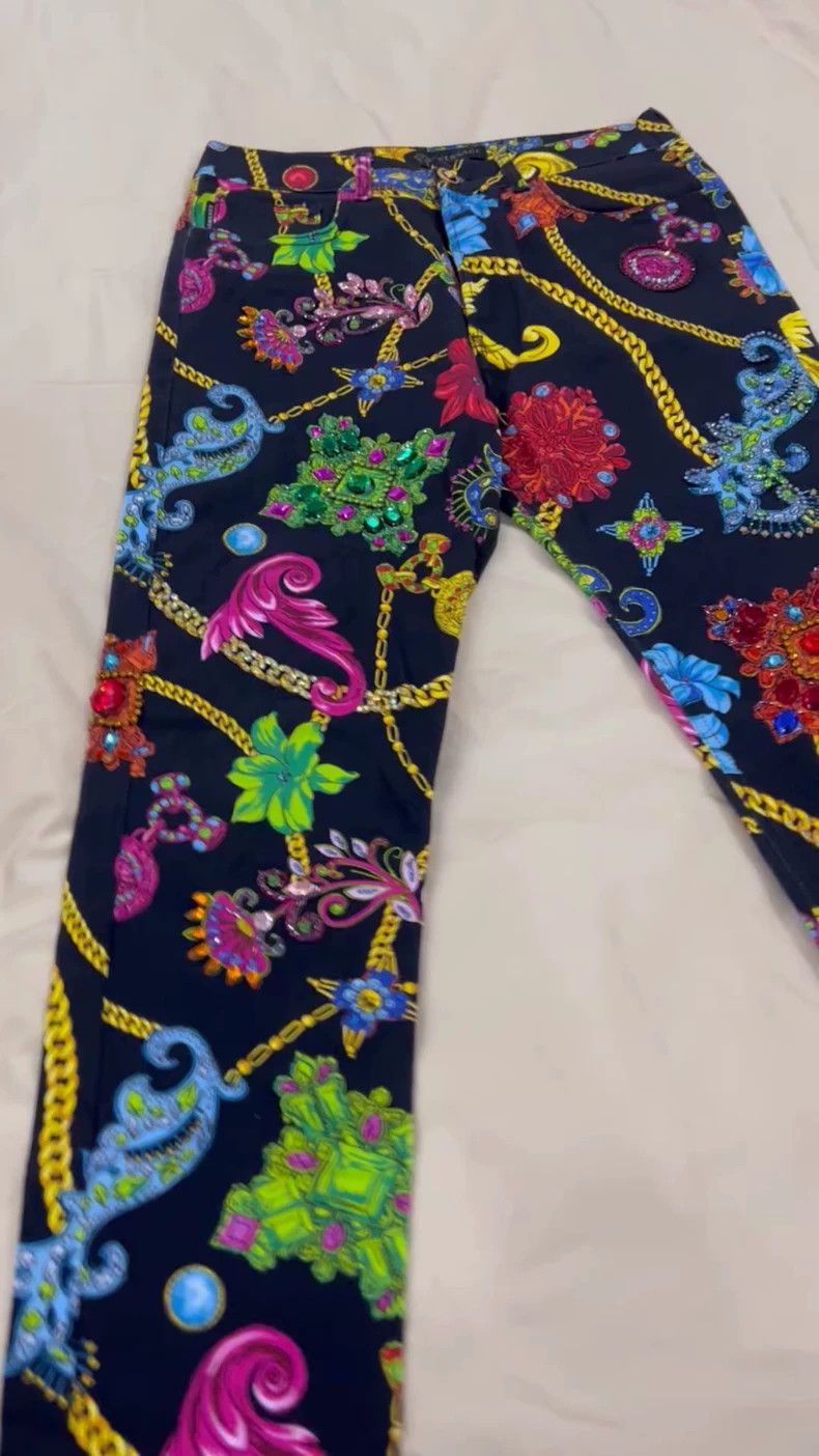 Versace Versace Heavy Diamond Slacks Size US 32 / EU 48 - 1 Thumbnail