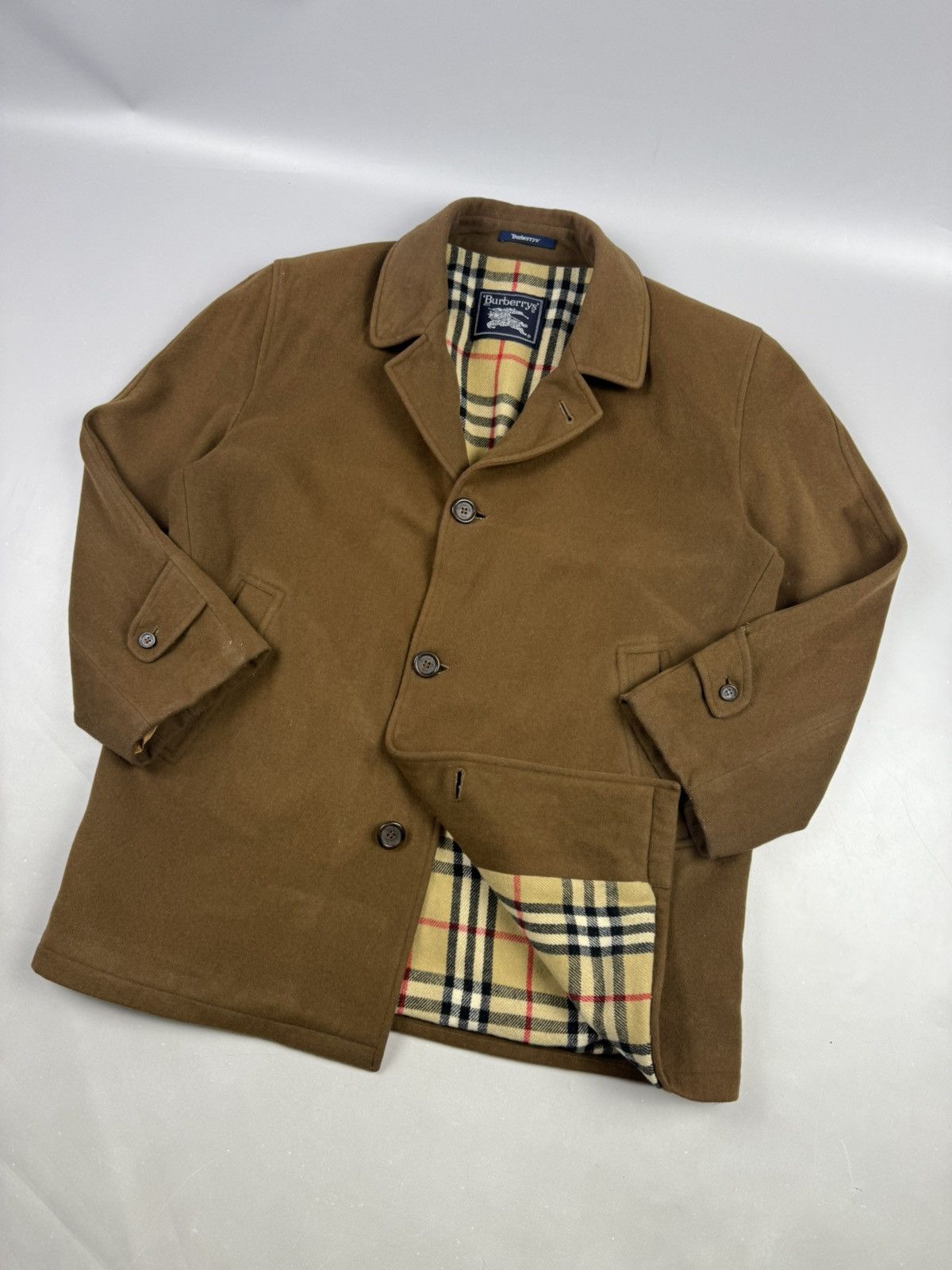 Burberry Burberry heavy coat brown full novacheck size S men Size US S / EU 44-46 / 1 - 2 Thumbnail