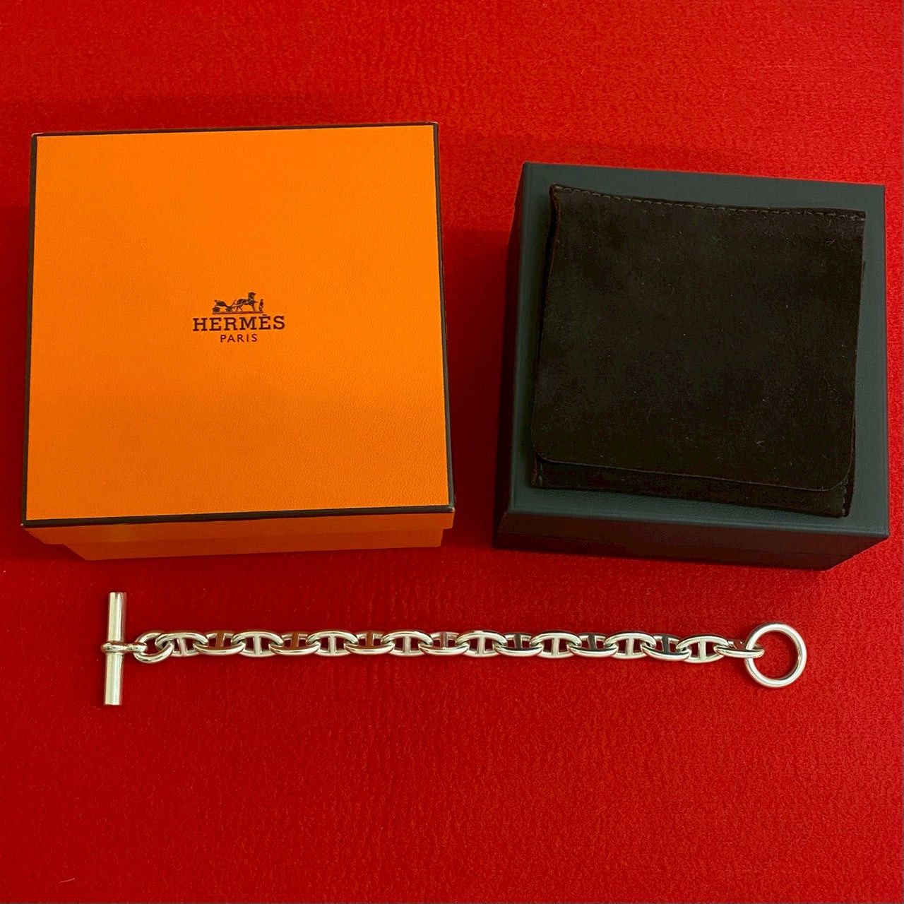 Hermes Hermes Bracelet Silver Silver Size ONE SIZE - 1 Thumbnail