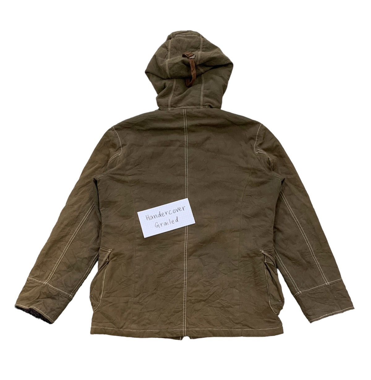 Tornado Mart Tornado Mart Parka Style Cargo Pocket Jacket Hairy Hoodie Size US M / EU 48-50 / 2 - 2 Thumbnail