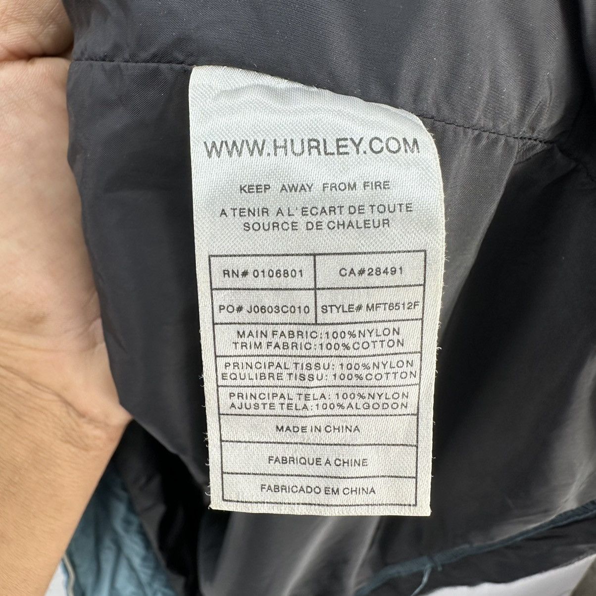 Hurley Vintage Hurley Checkeboard Puffer Zipper Jacket Size US L / EU 52-54 / 3 - 17 Thumbnail