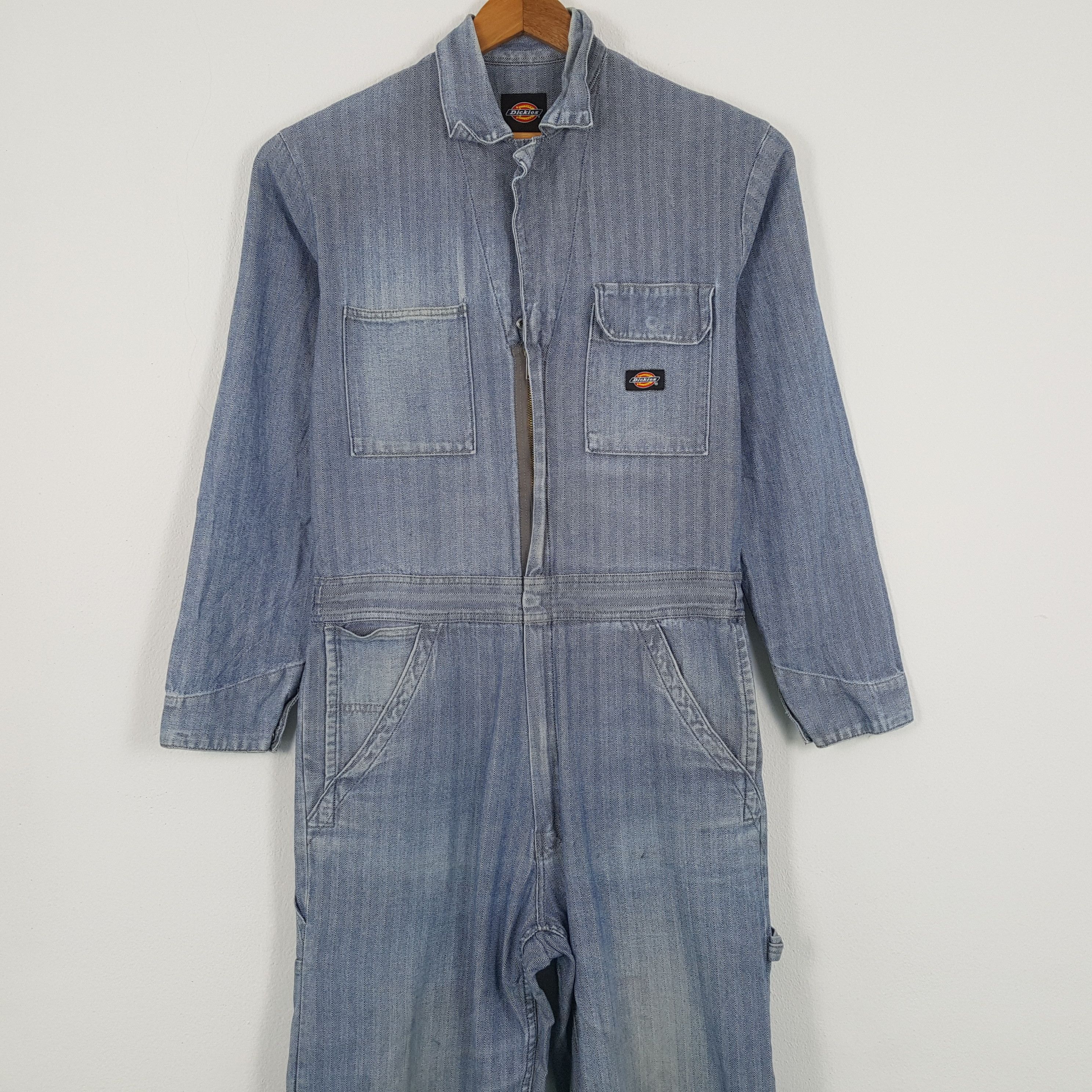 Dickies × Stussy × Vintage Vintage DICKIES x Stussy Streetwear Custom Coverall Jacket Size US M / EU 48-50 / 2 - 5 Thumbnail