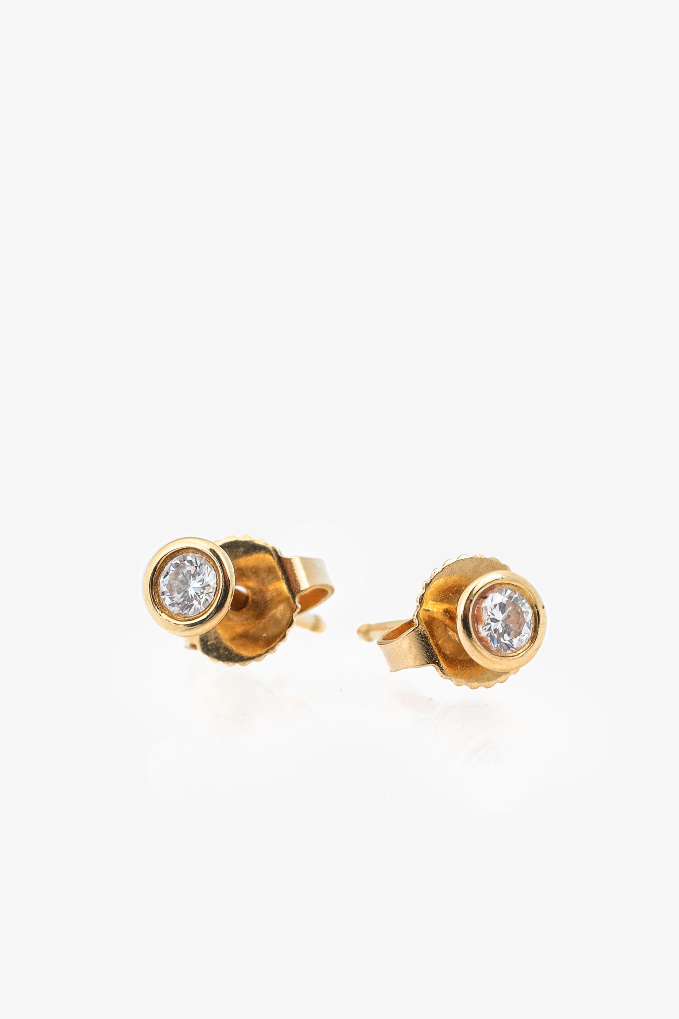 Tiffany & Co. Elsa Peretti Diamonds by the Yard 18k Earrings