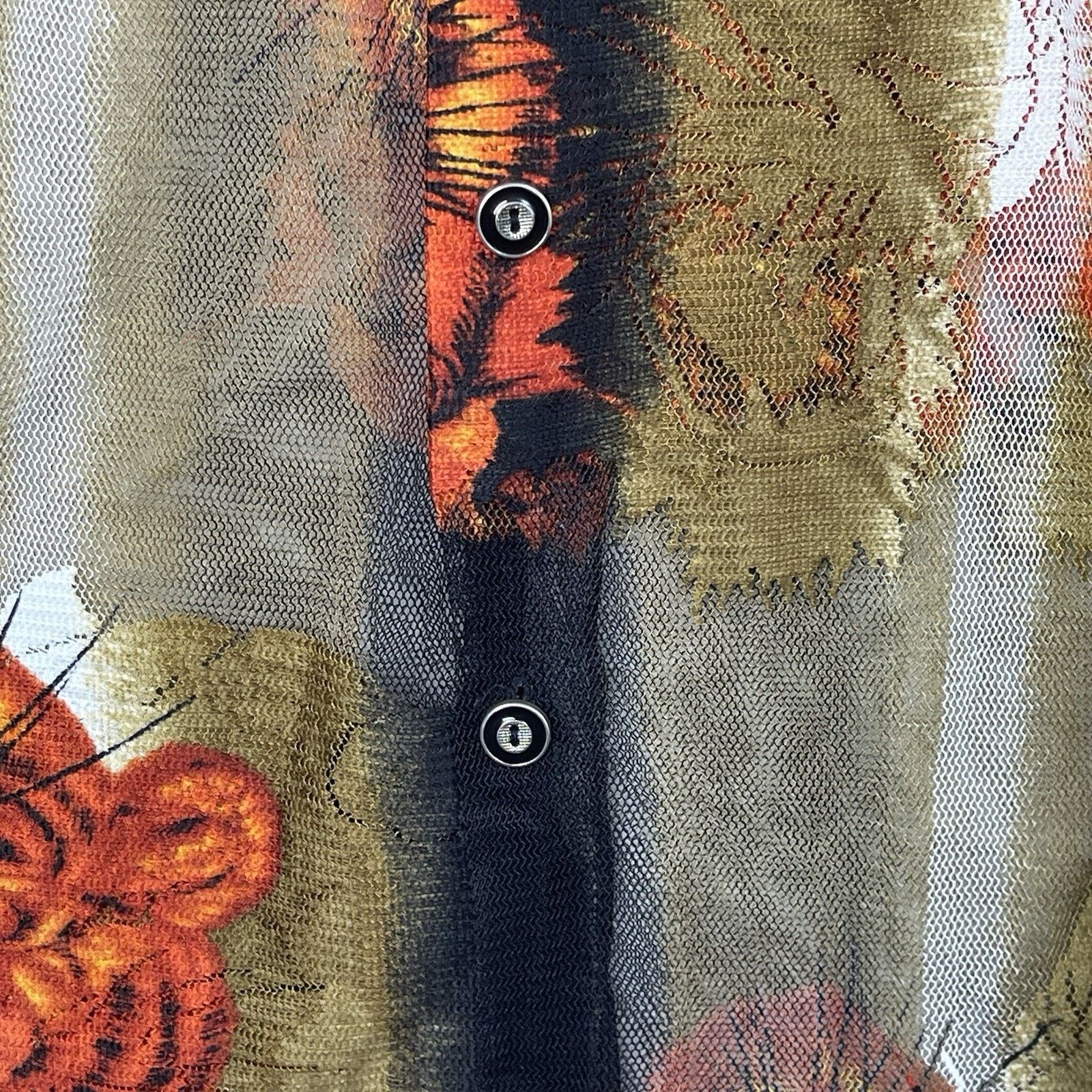 Other Trust Couture Collection Shirt Sheer Tiger Head Clubwear Size US M / EU 48-50 / 2 - 4 Thumbnail