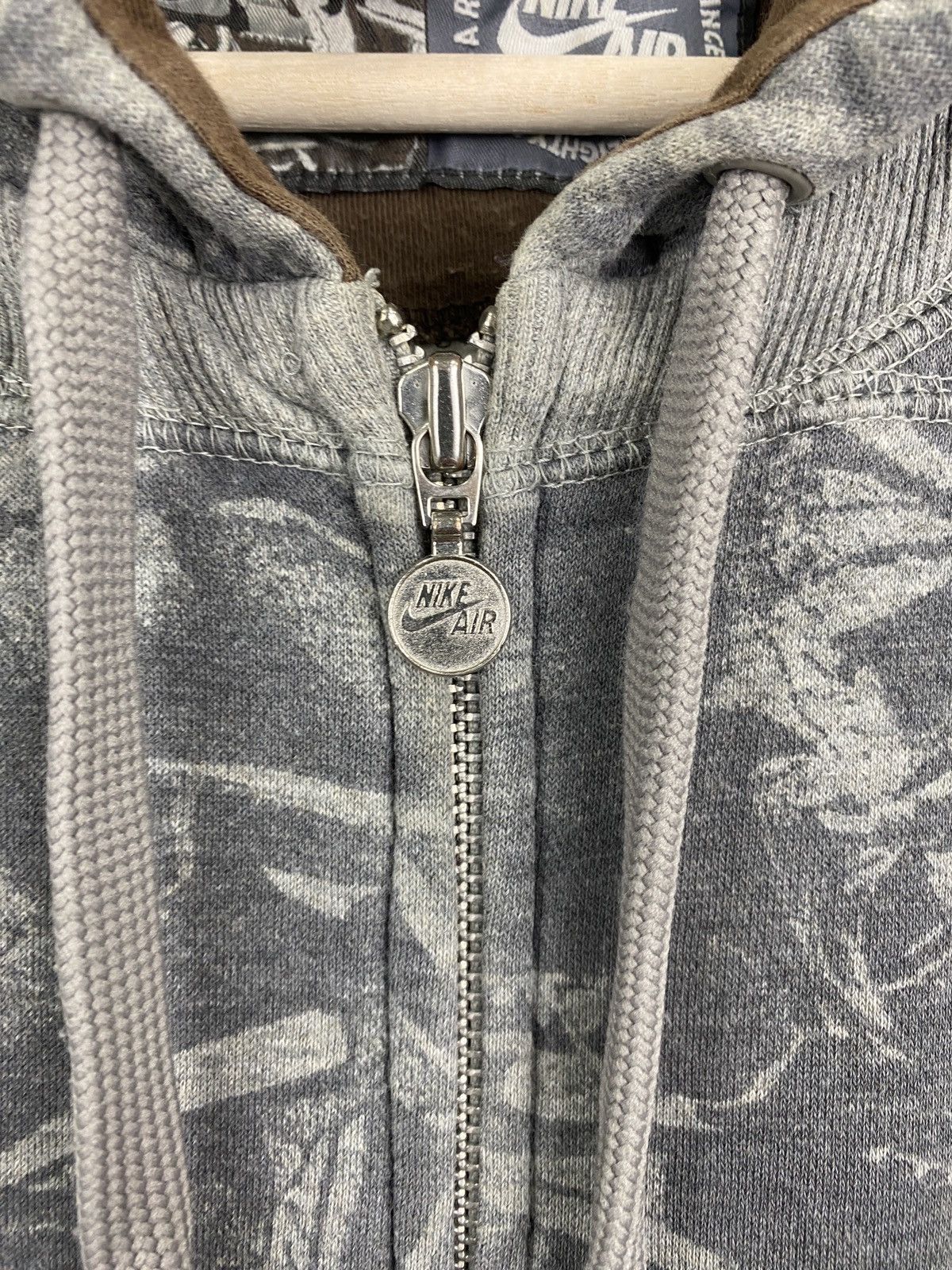 Nike 🇺🇸 Vintage 90s Nike Athletic Zip Hoodie Rare Retro Y2K Size US M / EU 48-50 / 2 - 5 Thumbnail