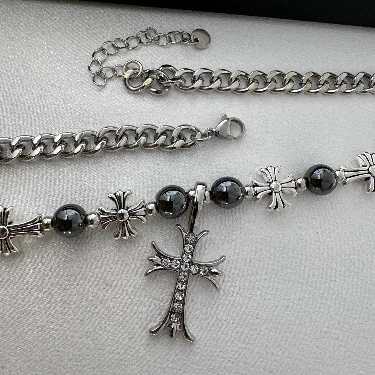 Other Cross Pendant Necklace for Men Women,Hip Hop Unisex Style Size ONE SIZE - 4 Thumbnail