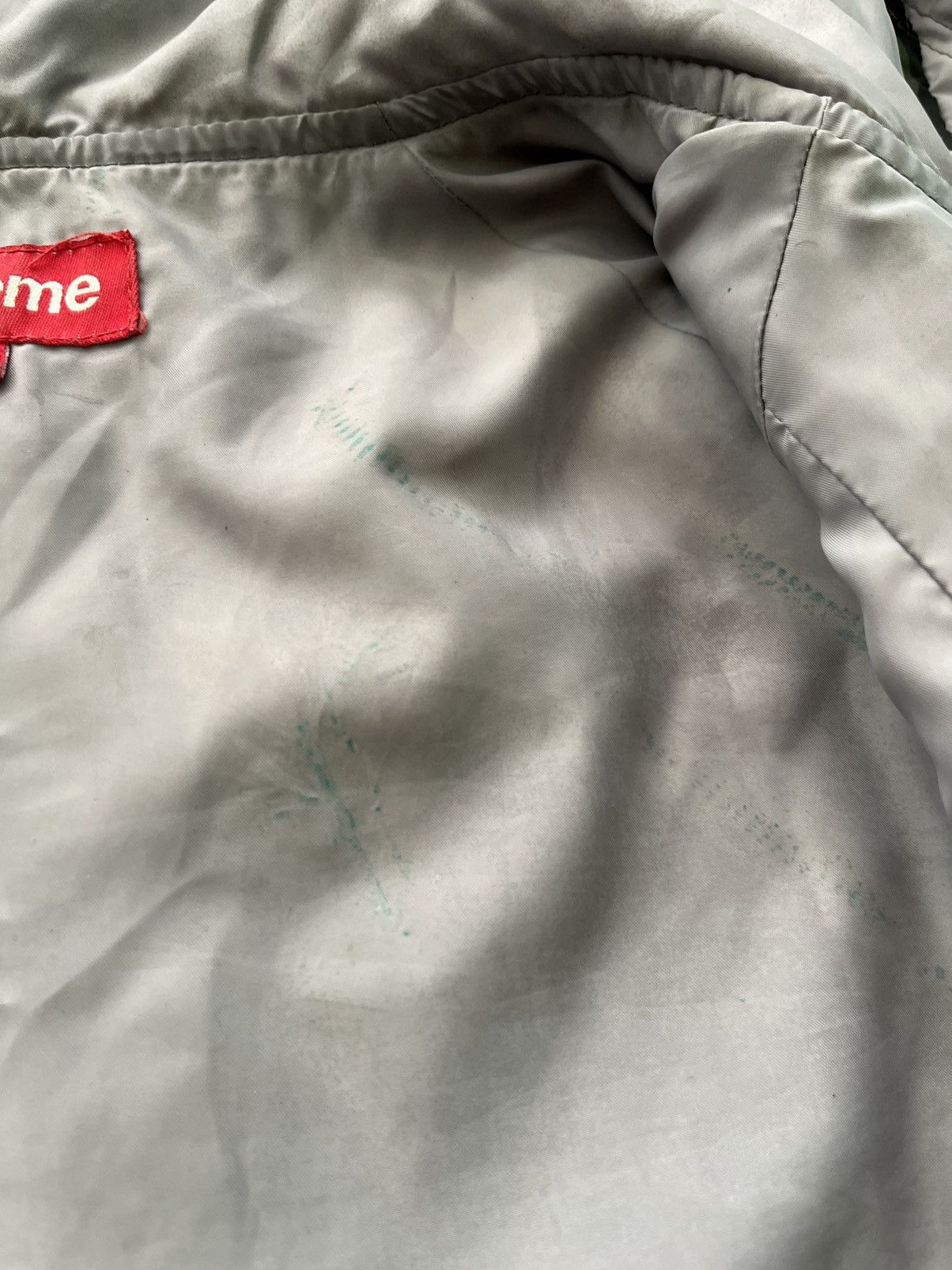 Vintage Supreme Poly Diamond Quilted Hooded Jacket Camo Size US M / EU 48-50 / 2 - 10 Thumbnail