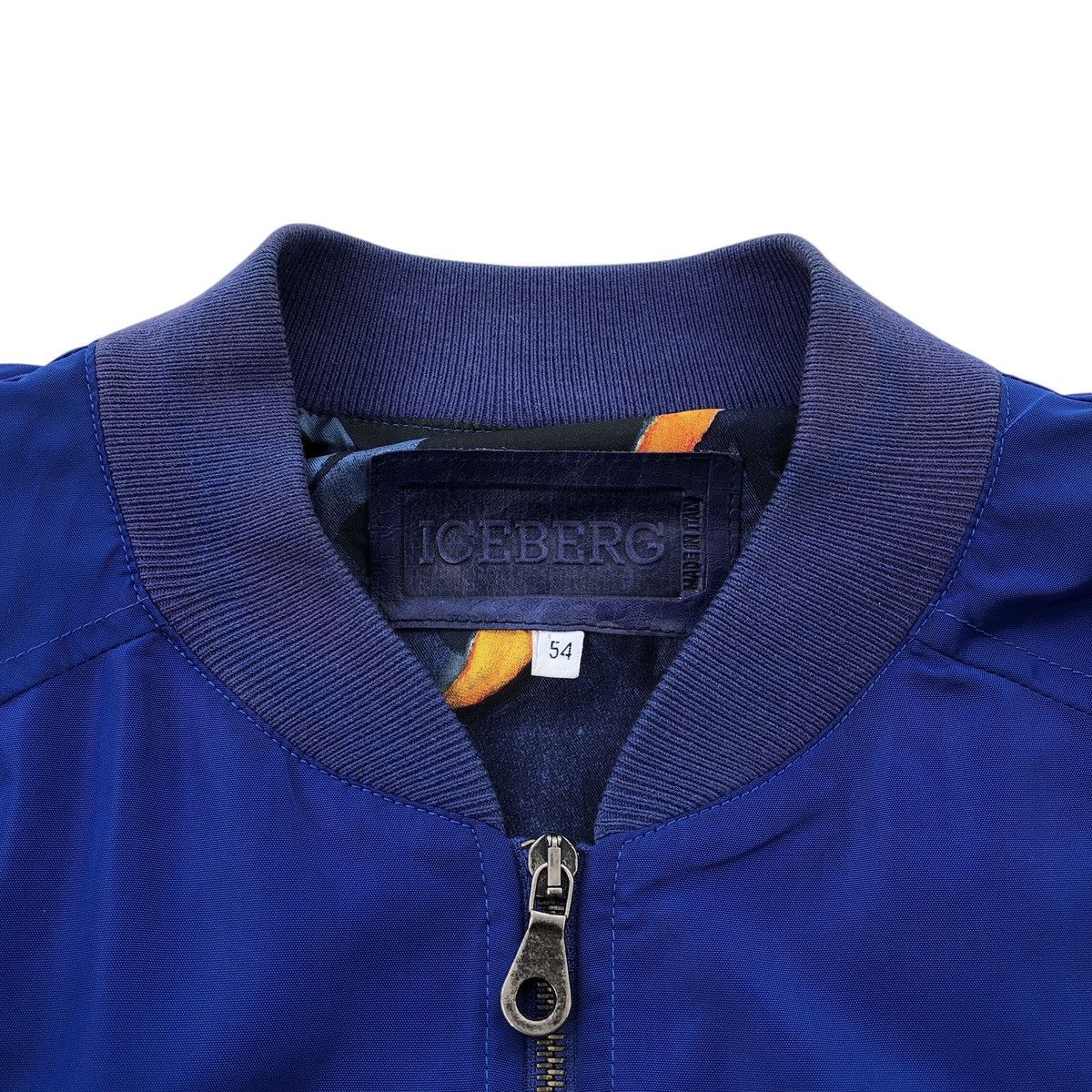 Iceberg Vintage ICEBERG Bomber Jacket Made In Italy Size US XL / EU 56 / 4 - 16 Thumbnail