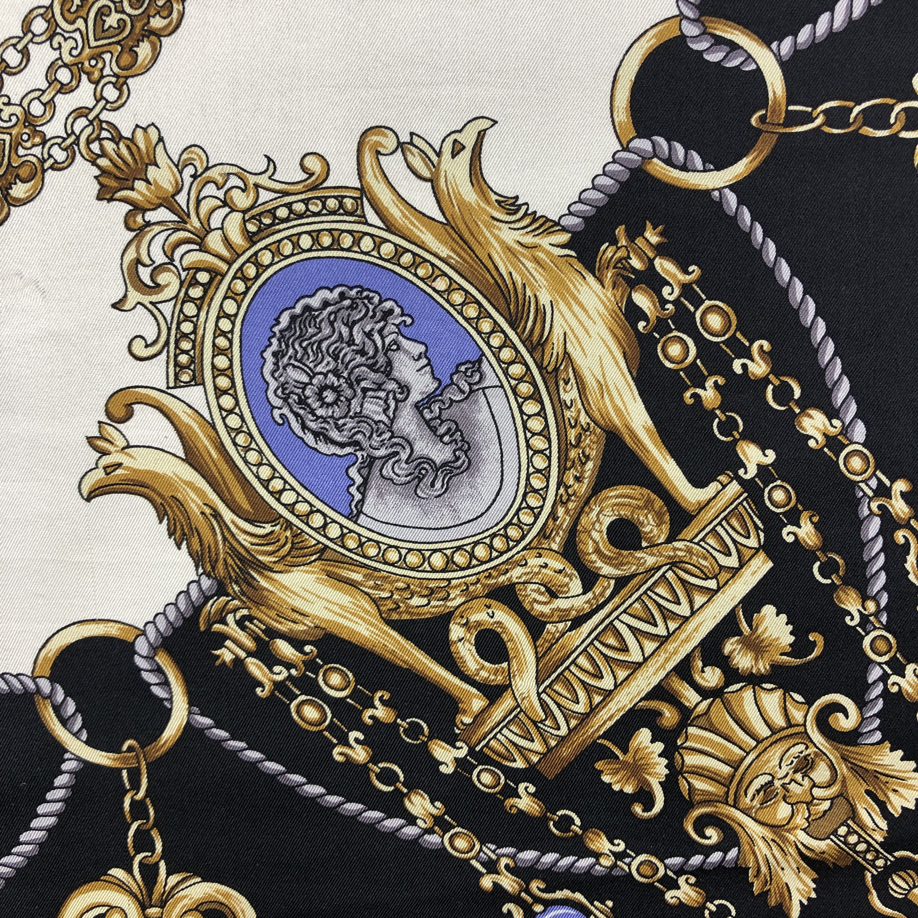 Other × Vintage Vintage SILK Scarf Twill Stole Wraps Scarves Size ONE SIZE - 4 Thumbnail