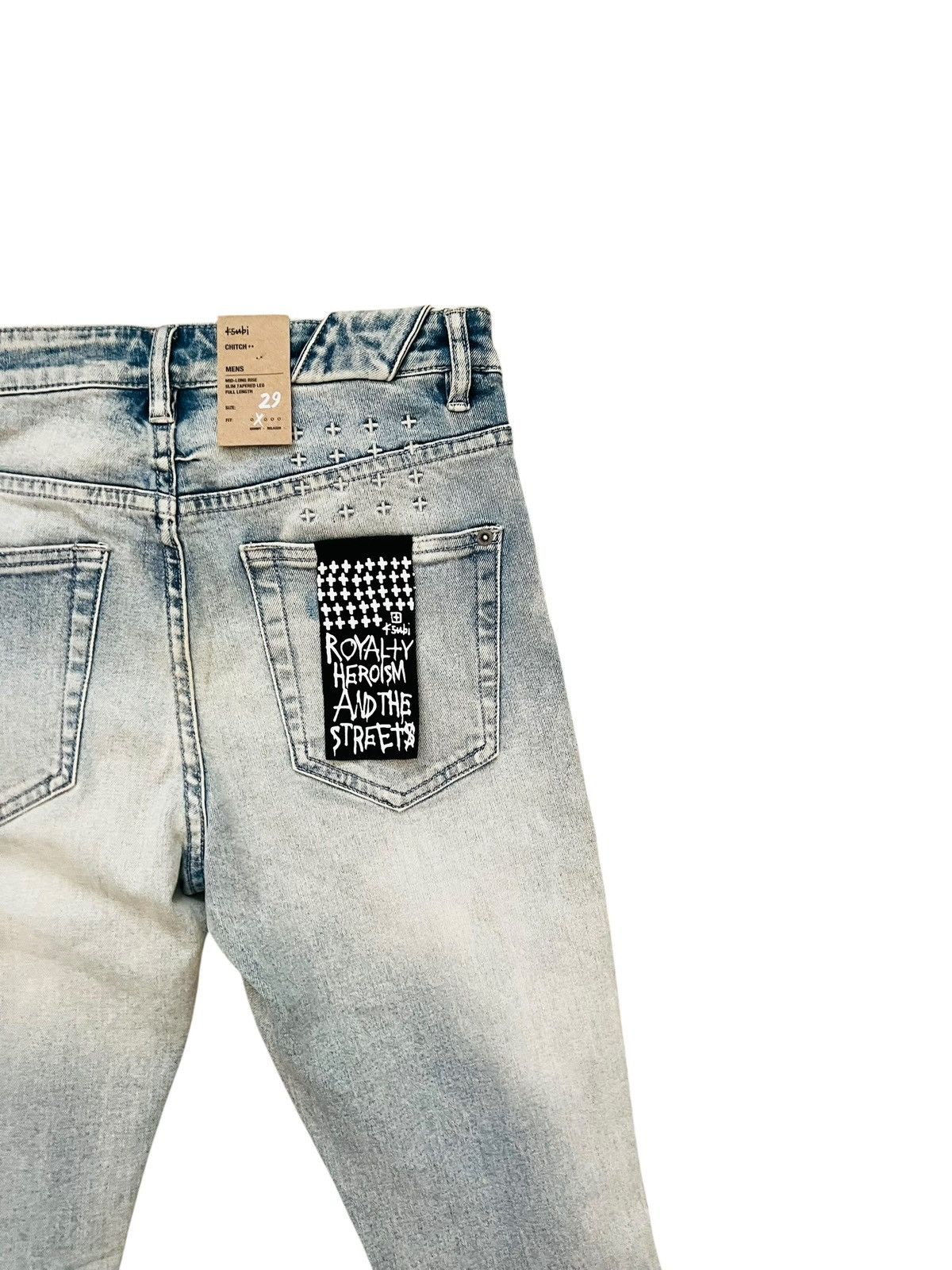 Ksubi Ksubi Jeans Mens Chitch Punk Thrashed Slim Blue Size 29/32 Size US 29 - 3 Thumbnail