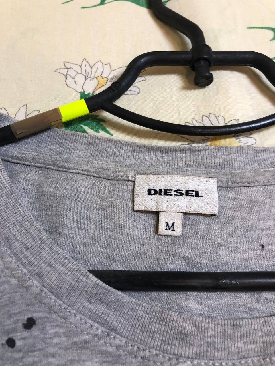 Diesel Gray T-Shirt Big print Diesel Y2K Streetwear Size US M / EU 48-50 / 2 - 2 Thumbnail