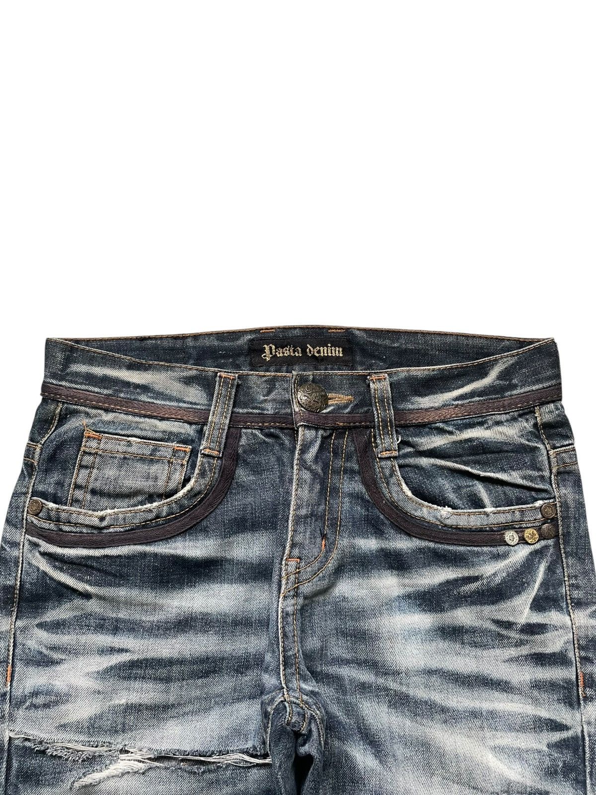 Japanese Brand Vintage Japanese Brand Clawmark Distressed Bootcut Jeans Size US 30 / EU 46 - 4 Thumbnail
