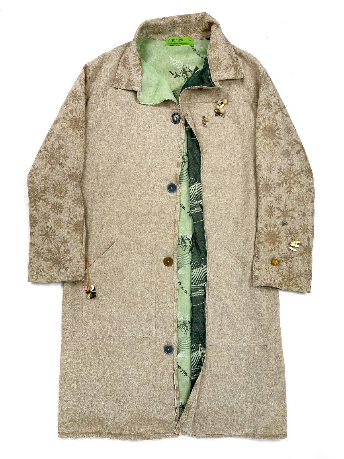 Chorley × Handmade Chorley trinket angled sleeve distressed vintage overcoat Size US L / EU 52-54 / 3 - 2 Thumbnail
