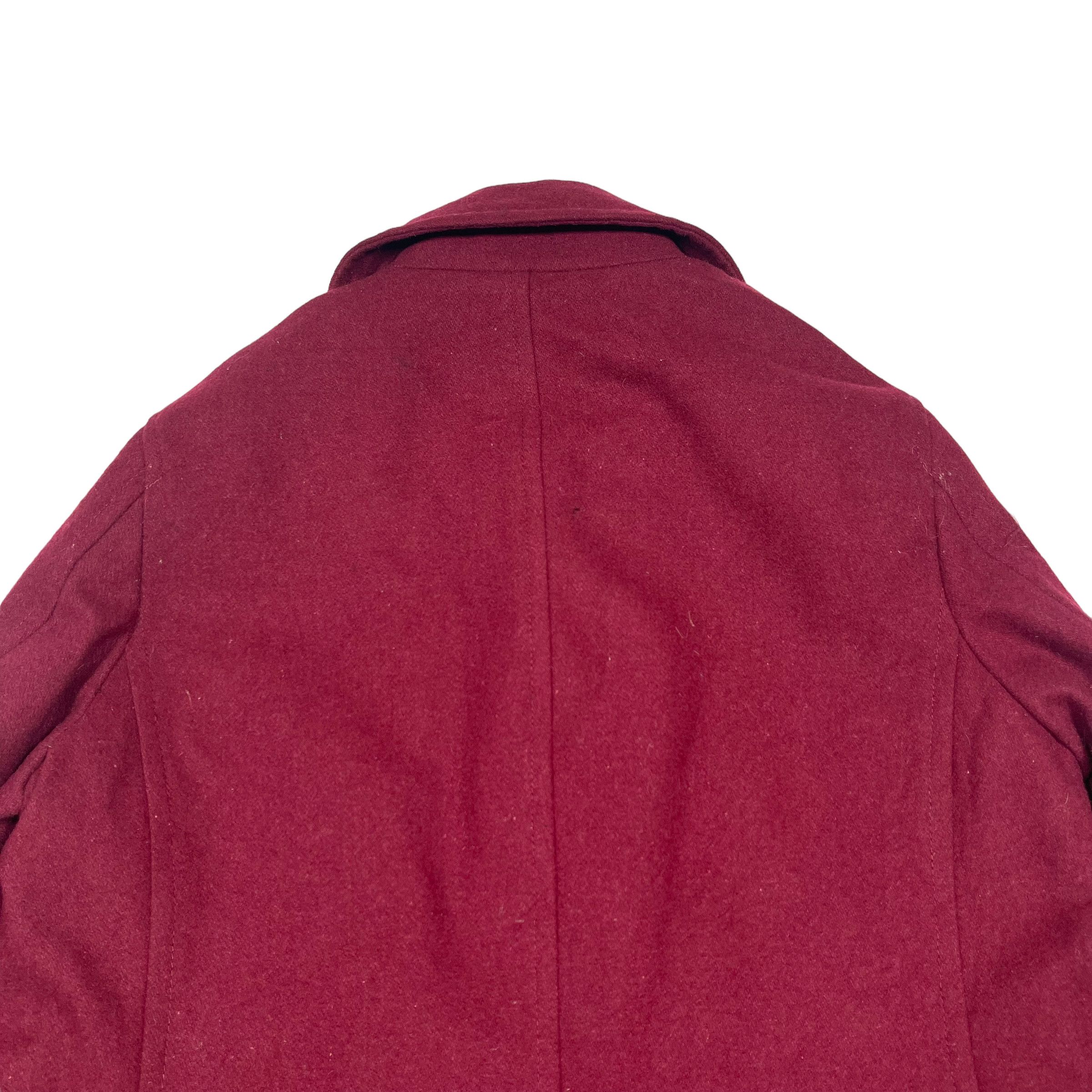 In The Attic × semanticdesign Semantic Design Wool Maroon Minimalist Jacket Size US L / EU 52-54 / 3 - 6 Thumbnail