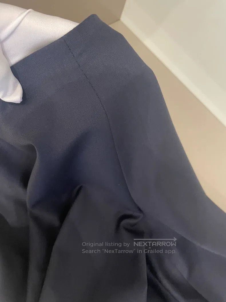 Brunello Cucinelli Brunello Cucinelli Navy Wool Trousers Size 26" / US 2 / IT 38 - 9 Thumbnail