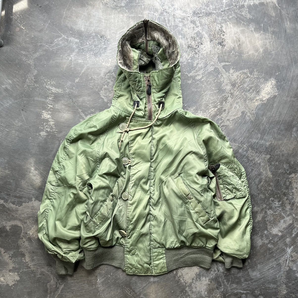 If Six Was Nine × Japanese Brand × Le Grande Bleu (L.G.B.) Goa military flying n-2b fur bomber jacket style Size US M / EU 48-50 / 2 - 3 Thumbnail