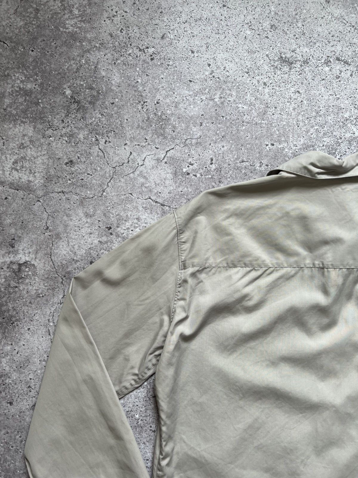 Helmut Lang Helmut Lang Cotton Shirt Button Up Long Sleeve Beige Size US S / EU 44-46 / 1 - 15 Thumbnail