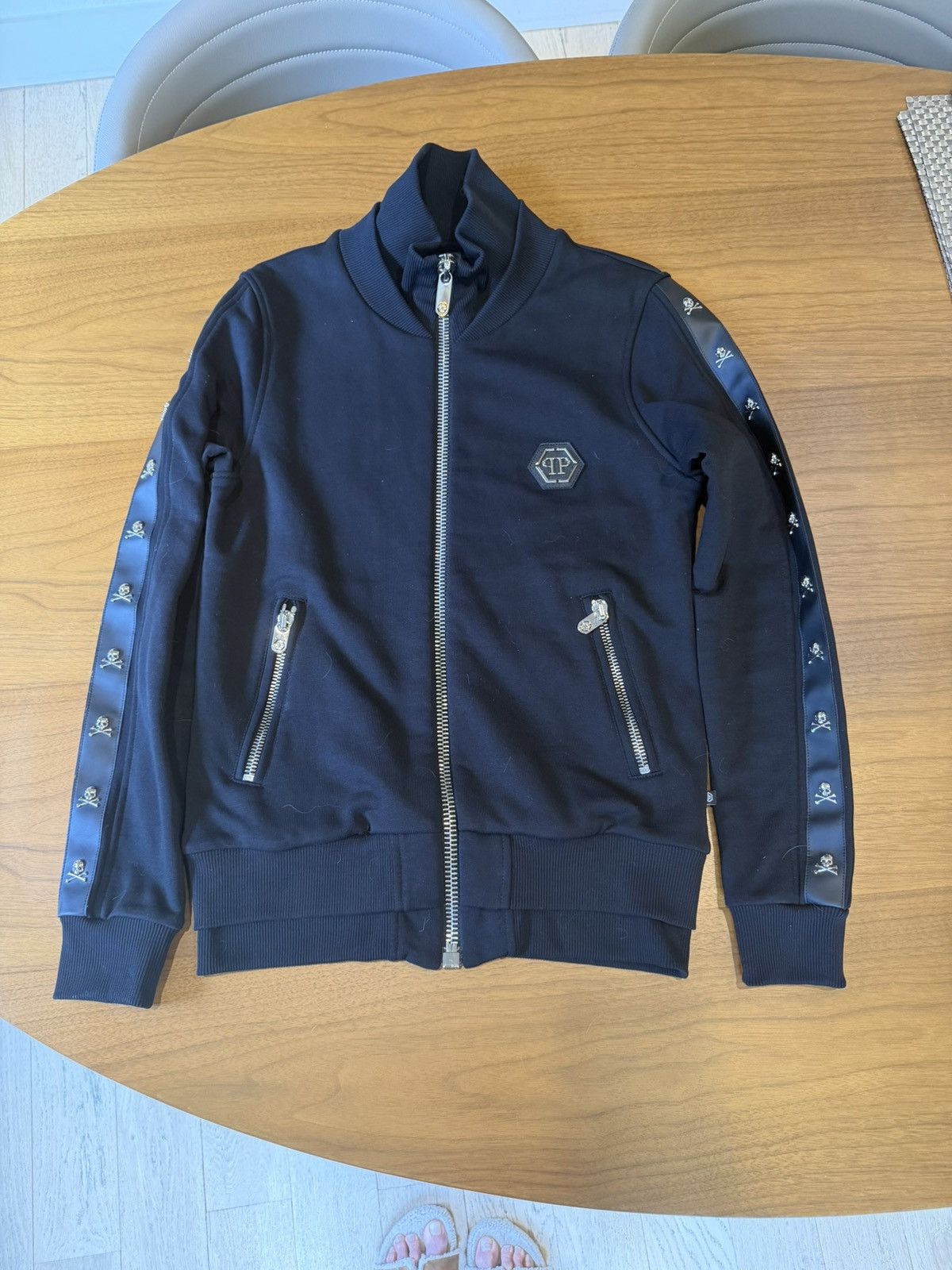 Philipp Plein Philipp Plein cotton jacket with skull details Size US S / EU 44-46 / 1 - 1 Thumbnail