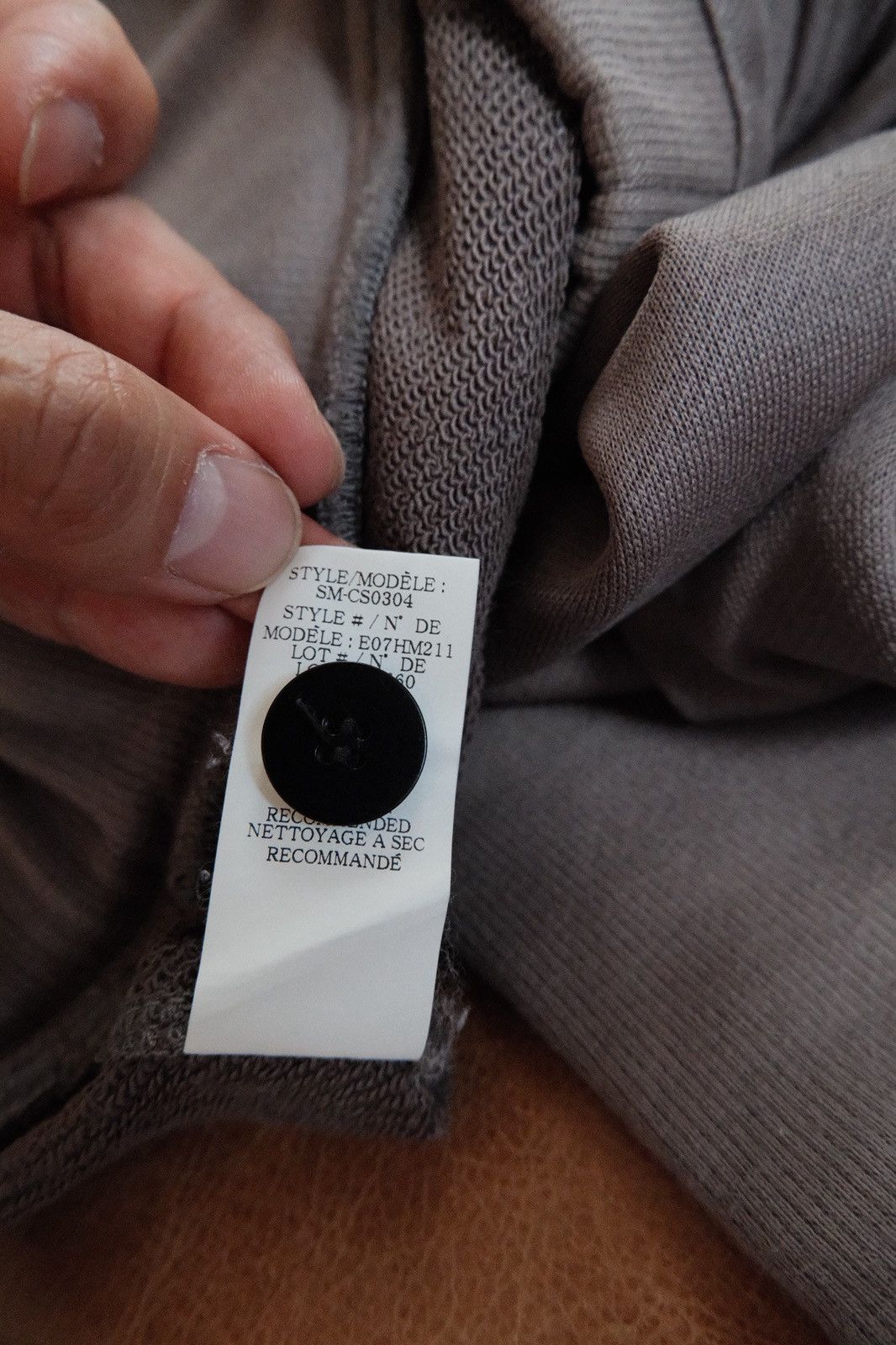 Helmut Lang French Terry Biker Dropcrotch Sweatpants Size US 30 / EU 46 - 13 Thumbnail