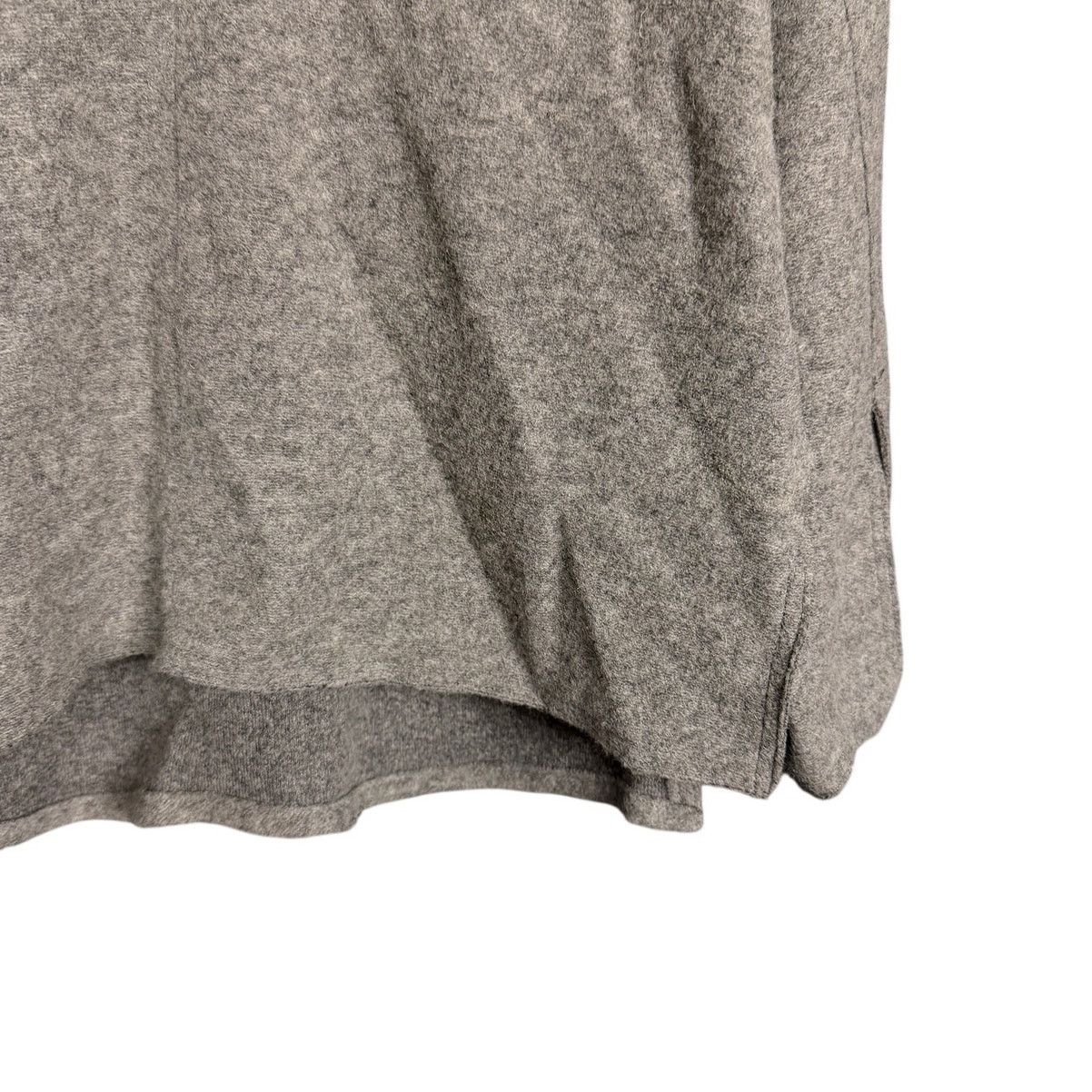 Zara Zara Light Gray V Neck Wool Blend Sweater Boho Coquette XS Size S / US 4 / IT 40 - 5 Thumbnail