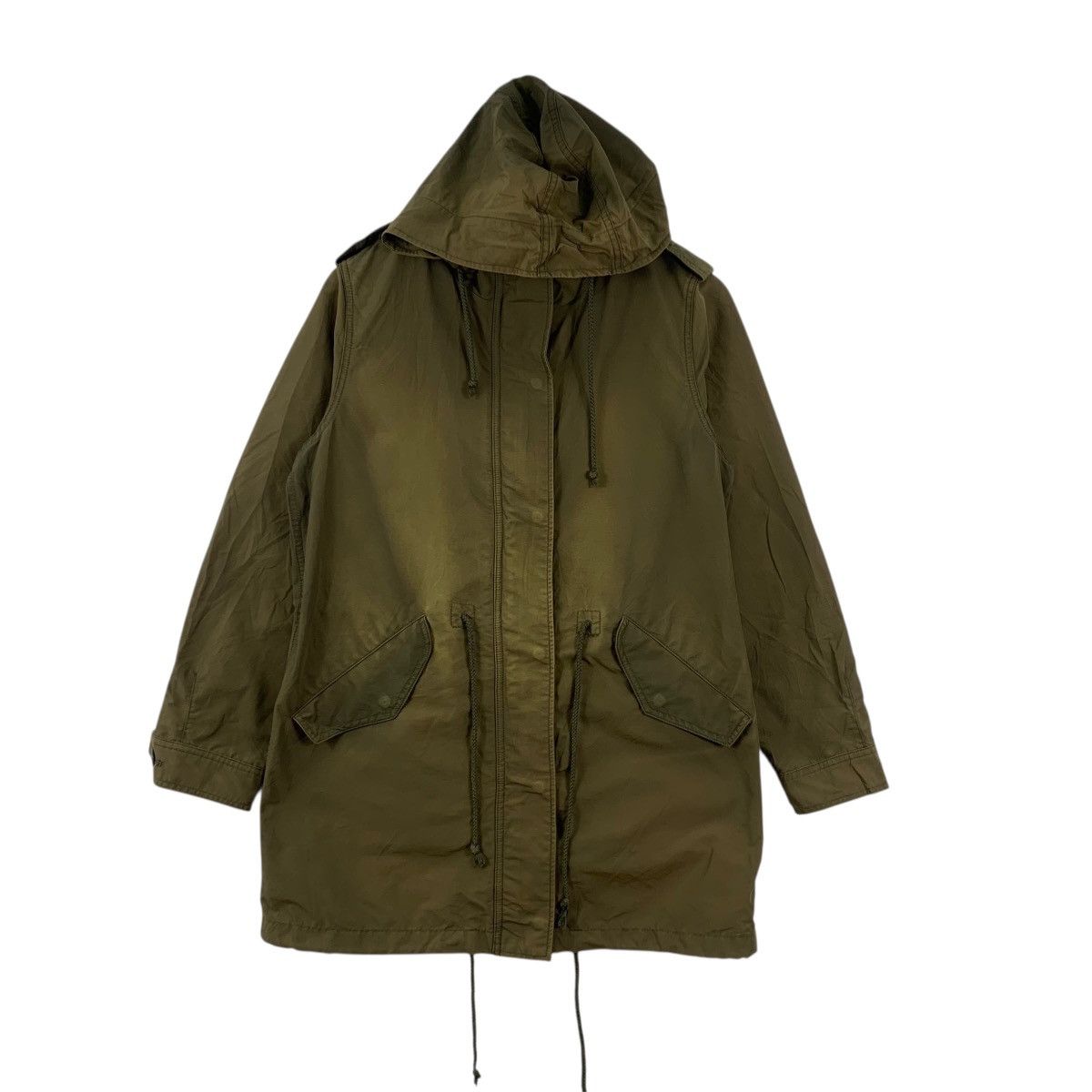 Muji MUJI LABO JAPAN Natural Sun Faded Design Parka Jacket Trench Size M / US 6-8 / IT 42-44 - 4 Thumbnail