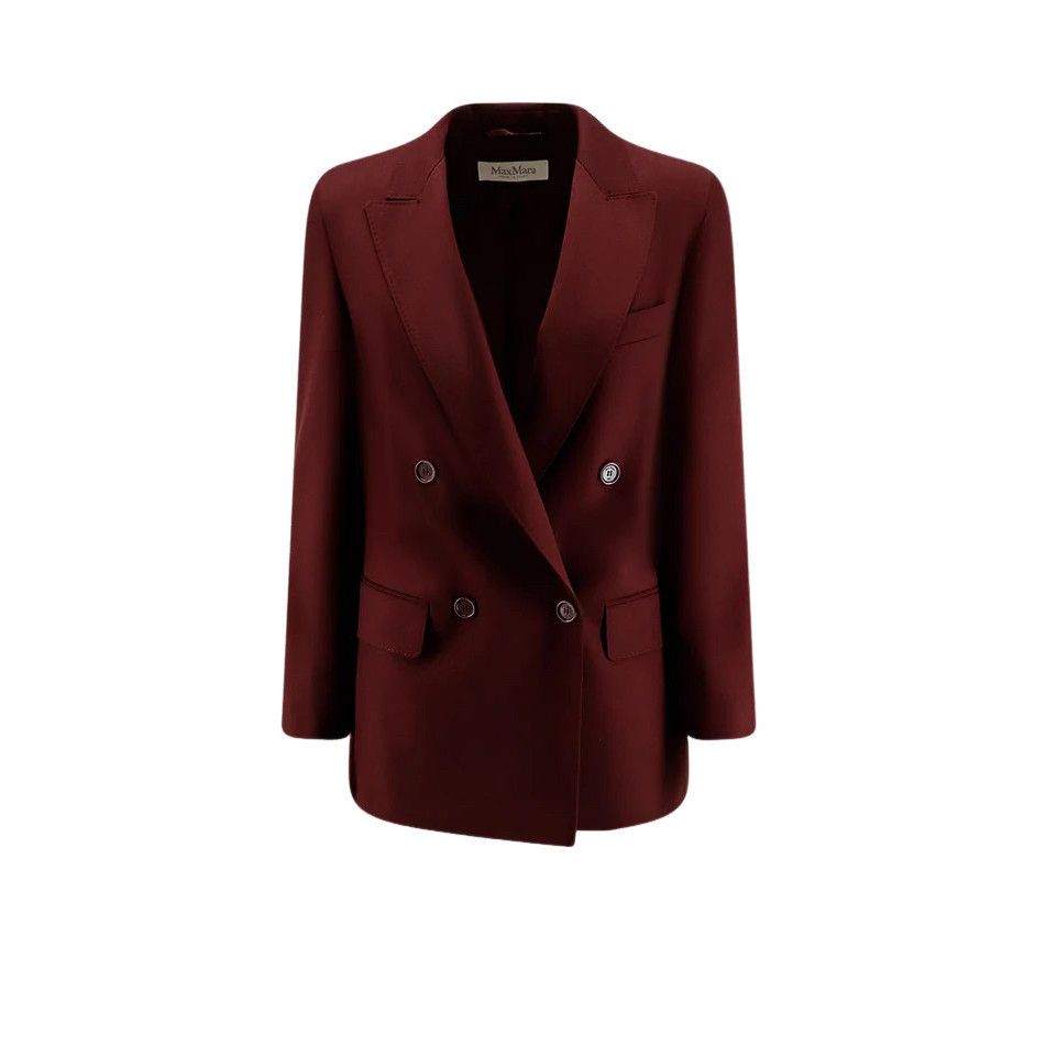 Max Mara MAX MARA Farad Red Wool Blazer Jacket New & Authentic (Women Size XS / US 0-2 / IT 36-38 - 1 Thumbnail