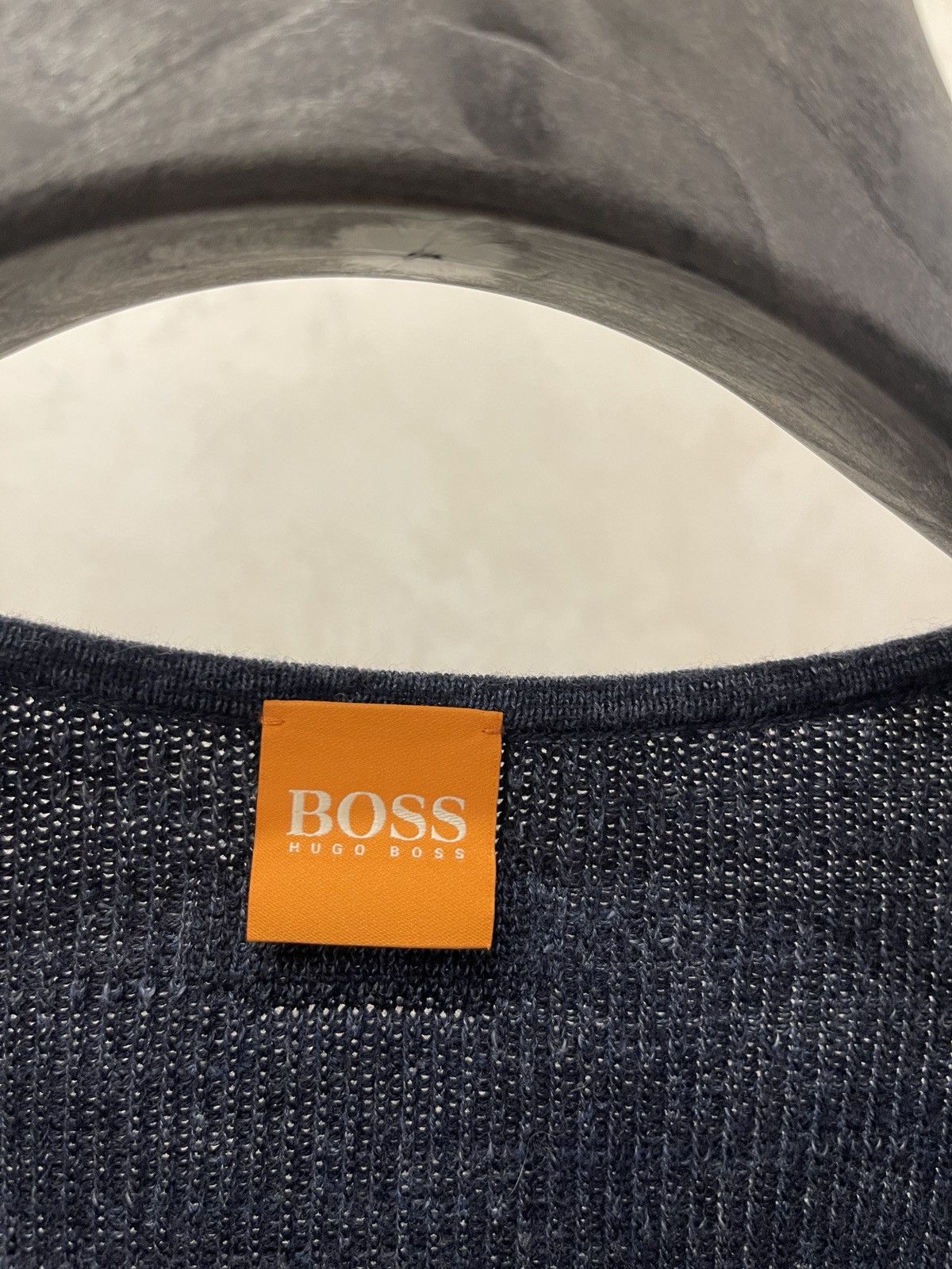 Hugo Boss Thin longsleeve sweater hugo boss blue jumper Size US XXL / EU 58 / 5 - 2 Thumbnail