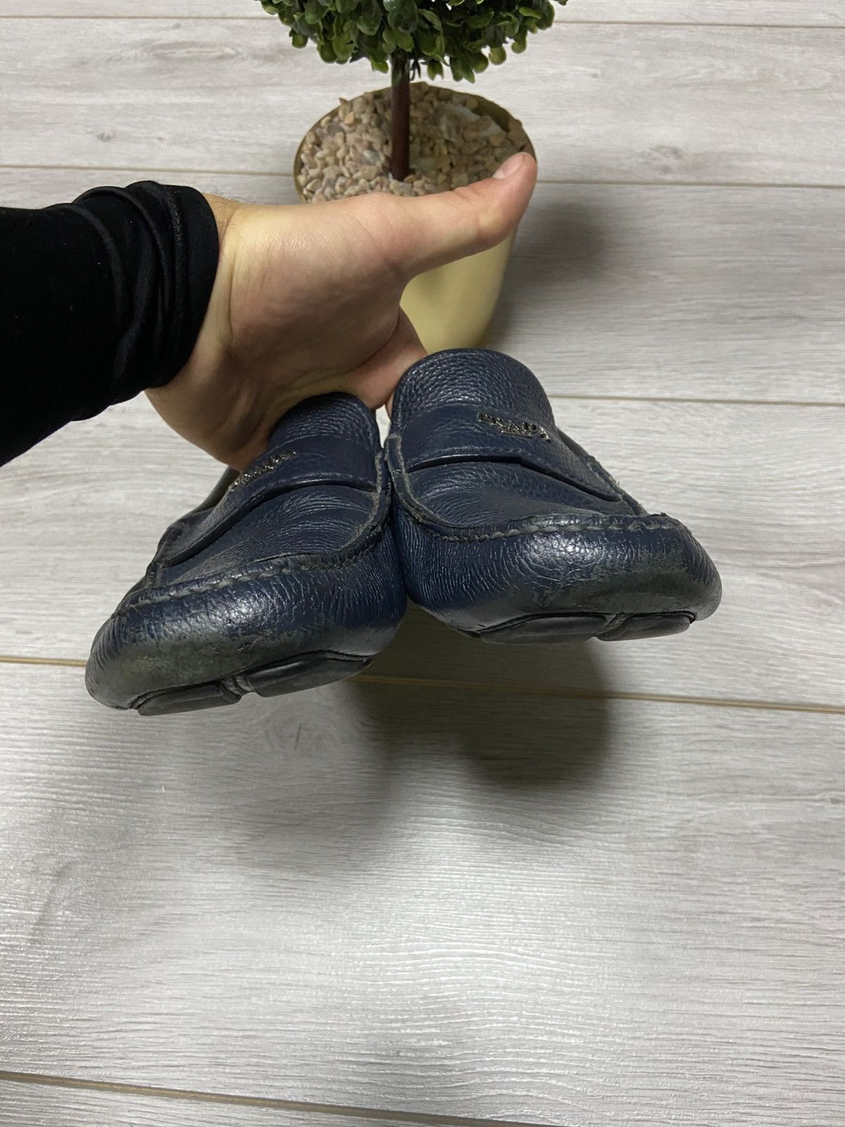 Prada Prada Milano RARE leather vintage sneakers shoes logo Size US 10.5 / EU 43-44 - 13 Thumbnail
