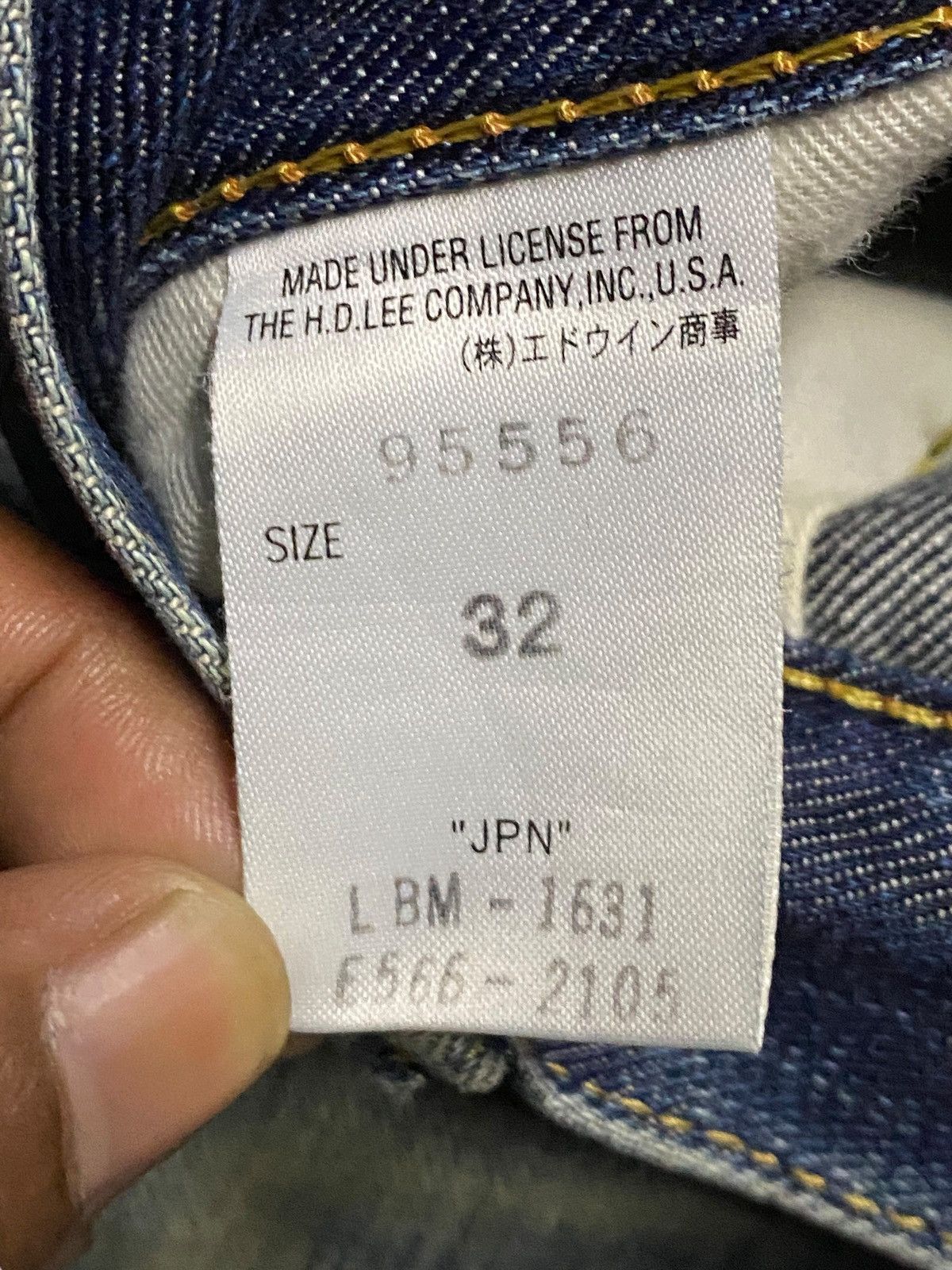 PPFM Vintage Lee Exclusive For RFAMS Faded Wash Loose Jeans Size US 35 - 15 Thumbnail