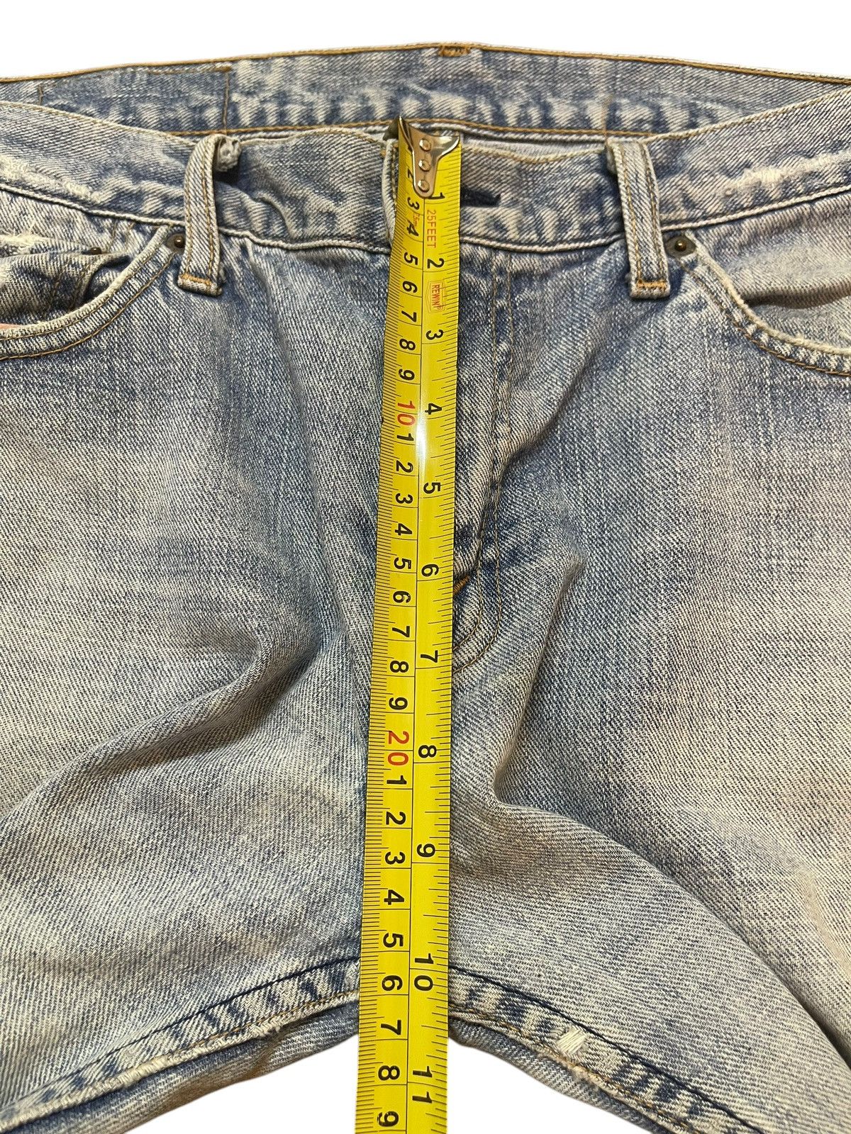 Levi's Vintage 90s Levis Blue Faded Wash Distress Baggy Jeans Size US 32 / EU 48 - 16 Thumbnail