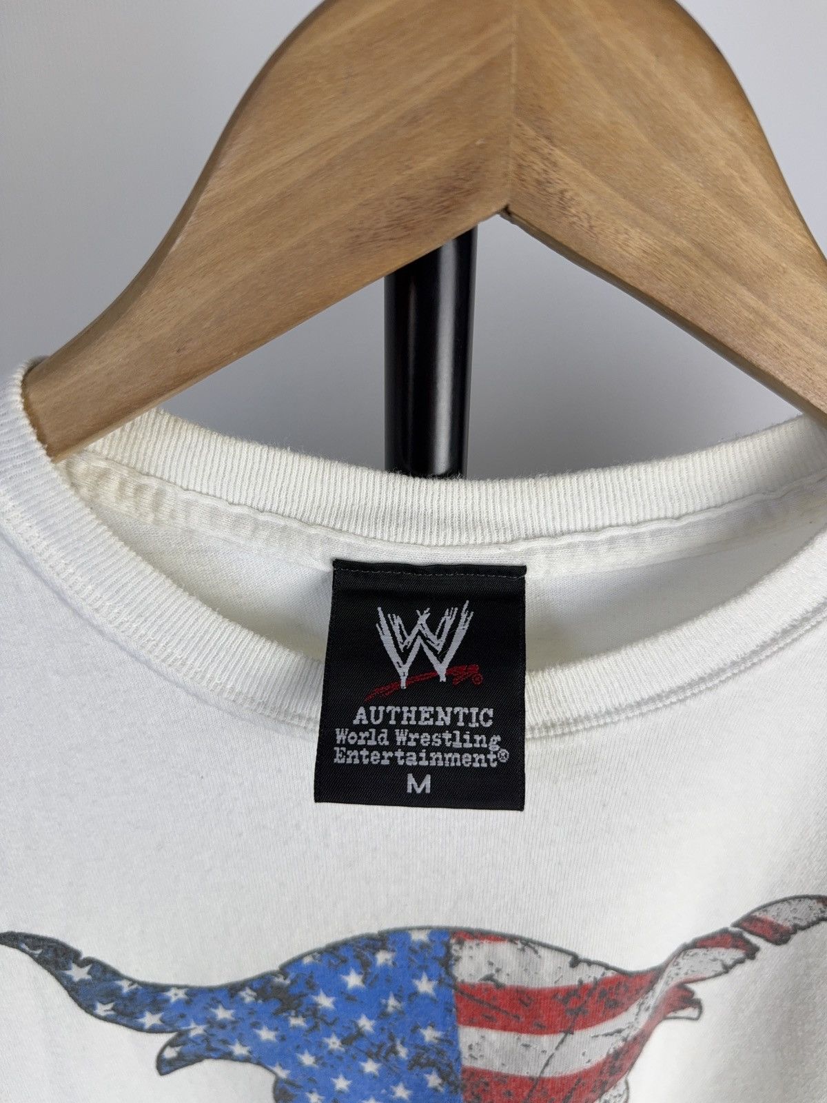 Vintage × WWE × WWF WWE The Rock Team Bring It Tee USA Flag Bull Logo M 2008 Size US M / EU 48-50 / 2 - 8 Thumbnail