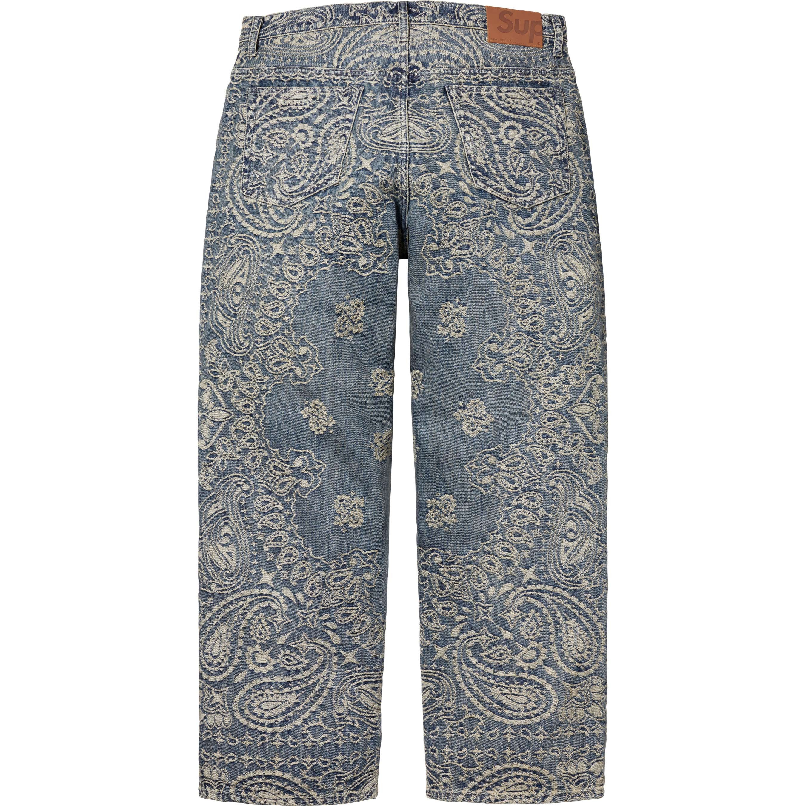 Supreme Supreme Bandana Jacquard Baggy Jean Size US 30 / EU 46 - 2 Thumbnail