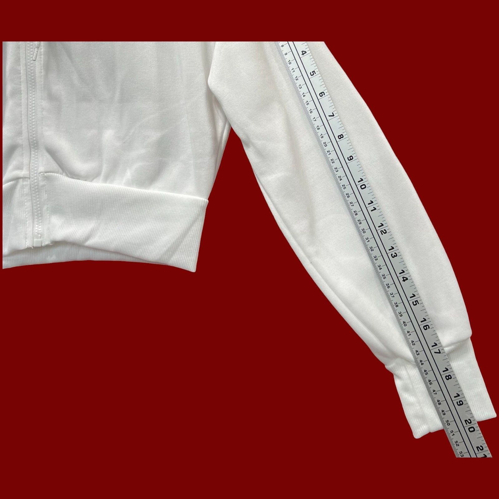 rue21 Rue 21 - Women's Long Sleeve Hooded Sweat Shirt - White - Sm Size S / US 4 / IT 40 - 7 Thumbnail