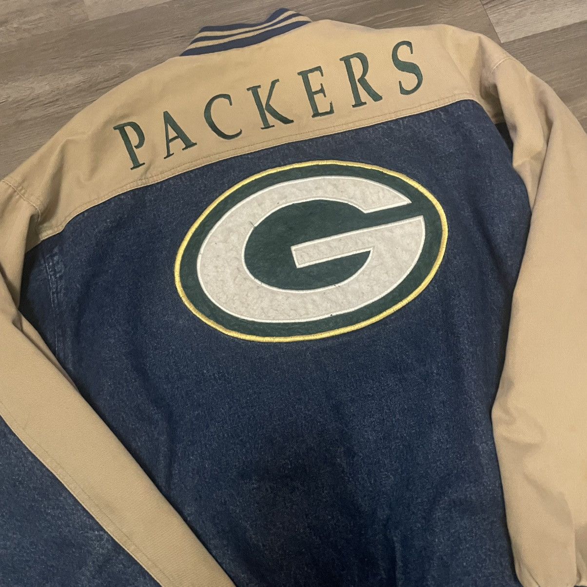 Lee × NFL × Vintage 90s Green Bay packer Jacket Size US XL / EU 56 / 4 - 5 Thumbnail