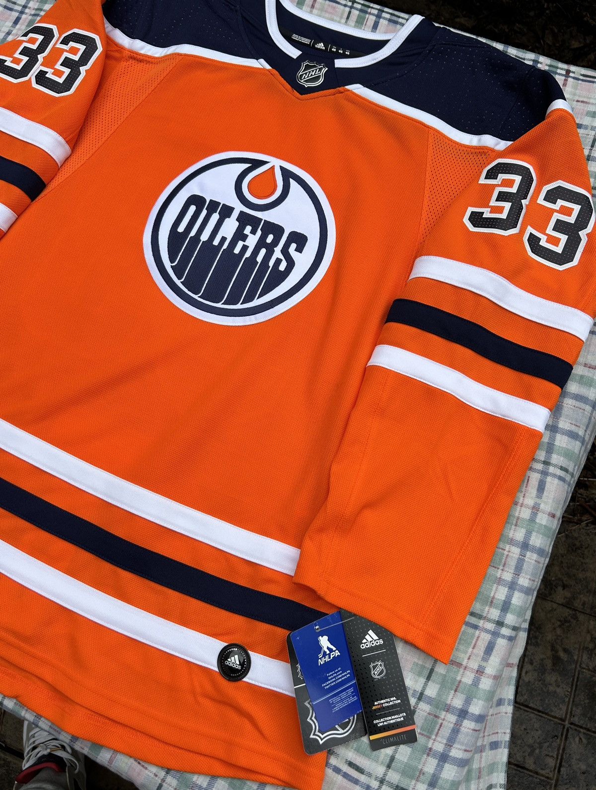 Adidas × NHL Adidas Edmonton Oilers Cam Talbot NHL Jersey Size US S / EU 44-46 / 1 - 3 Thumbnail