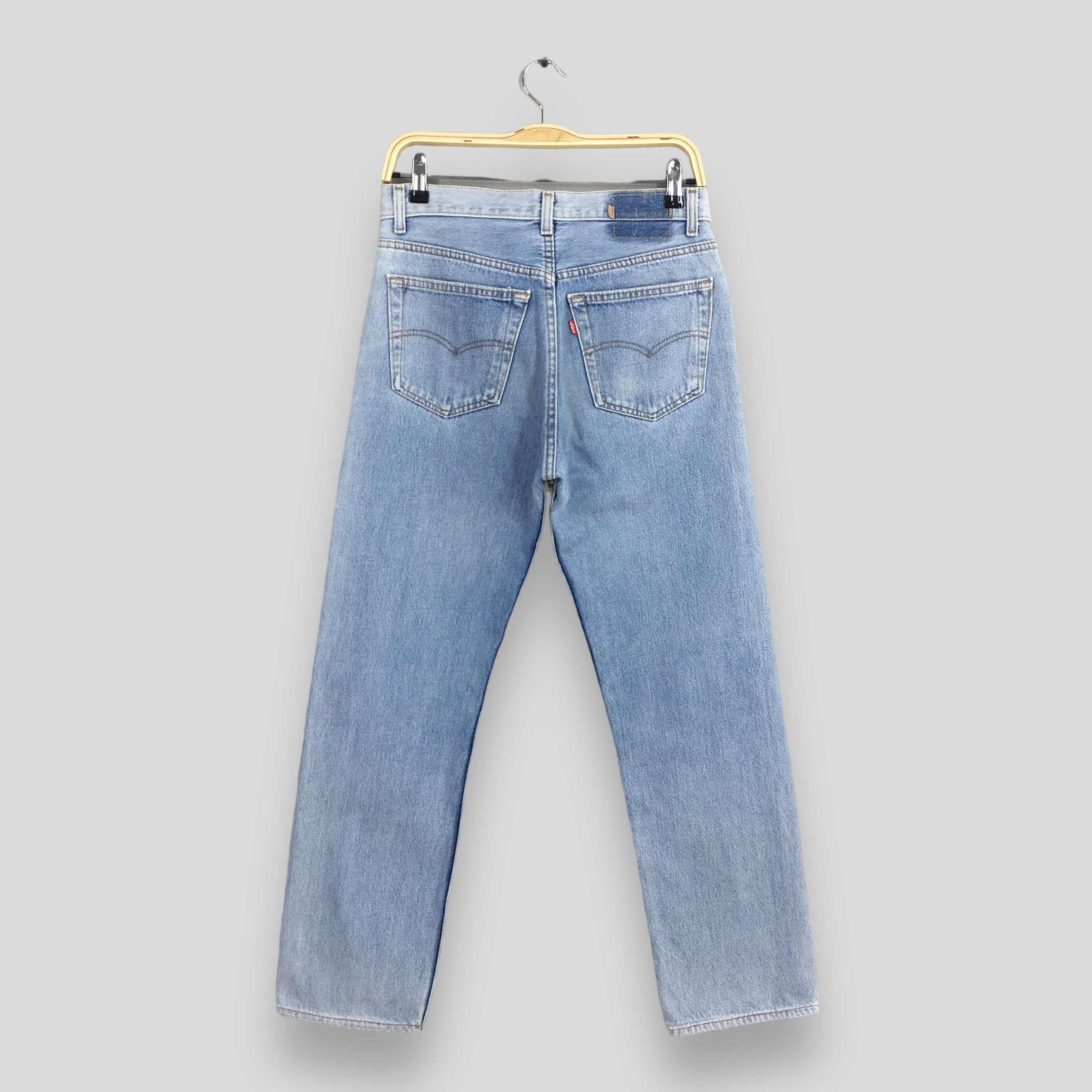 Levi's Size 28x27.5 Vintage 80s Levi's 501 Faded Blue Jeans S147 Size US 28 / EU 44 - 8 Thumbnail