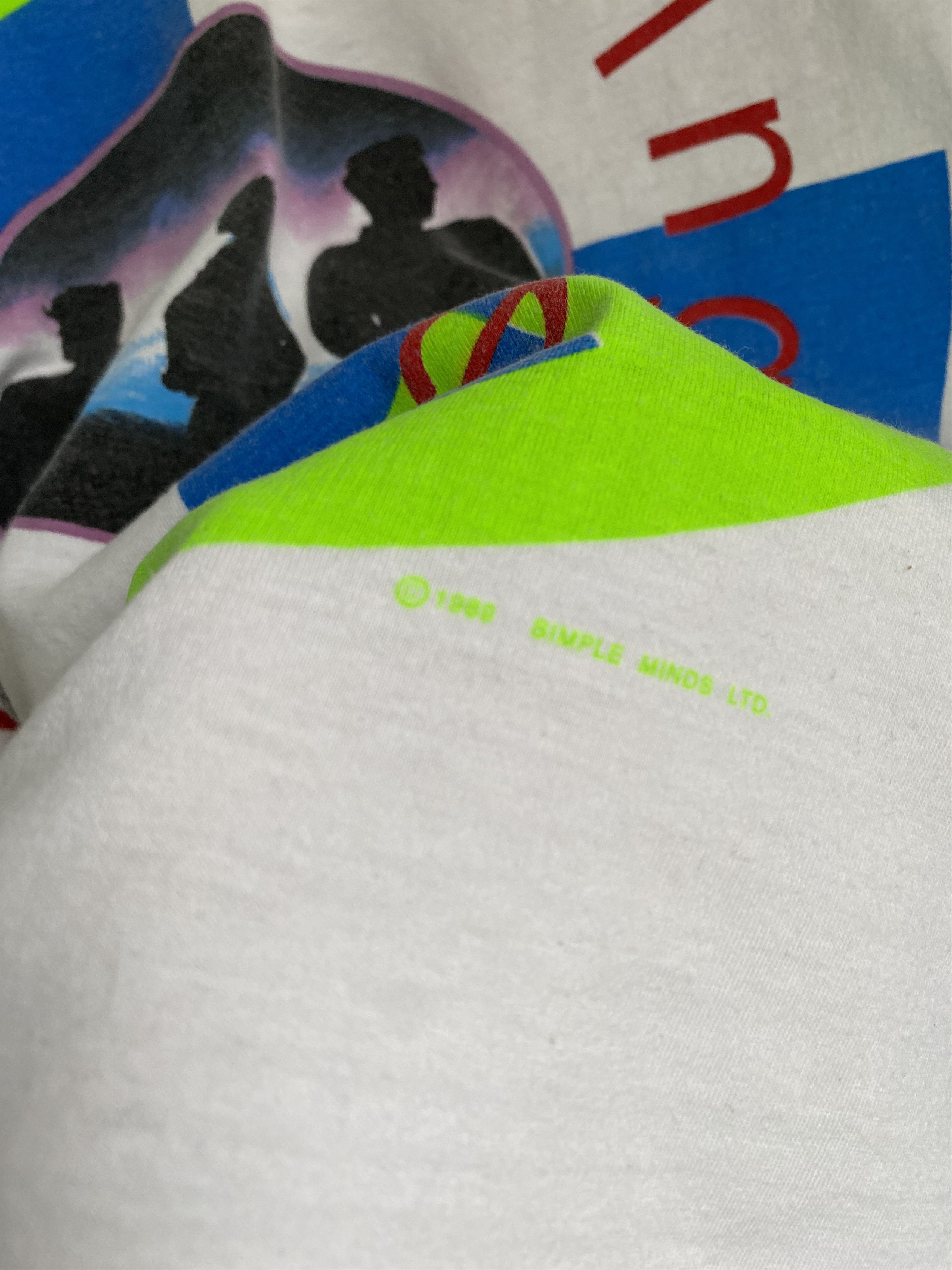 Band Tees × Vintage vintage 80s street fighting years simple minds rock t-shirt Size US L / EU 52-54 / 3 - 7 Thumbnail