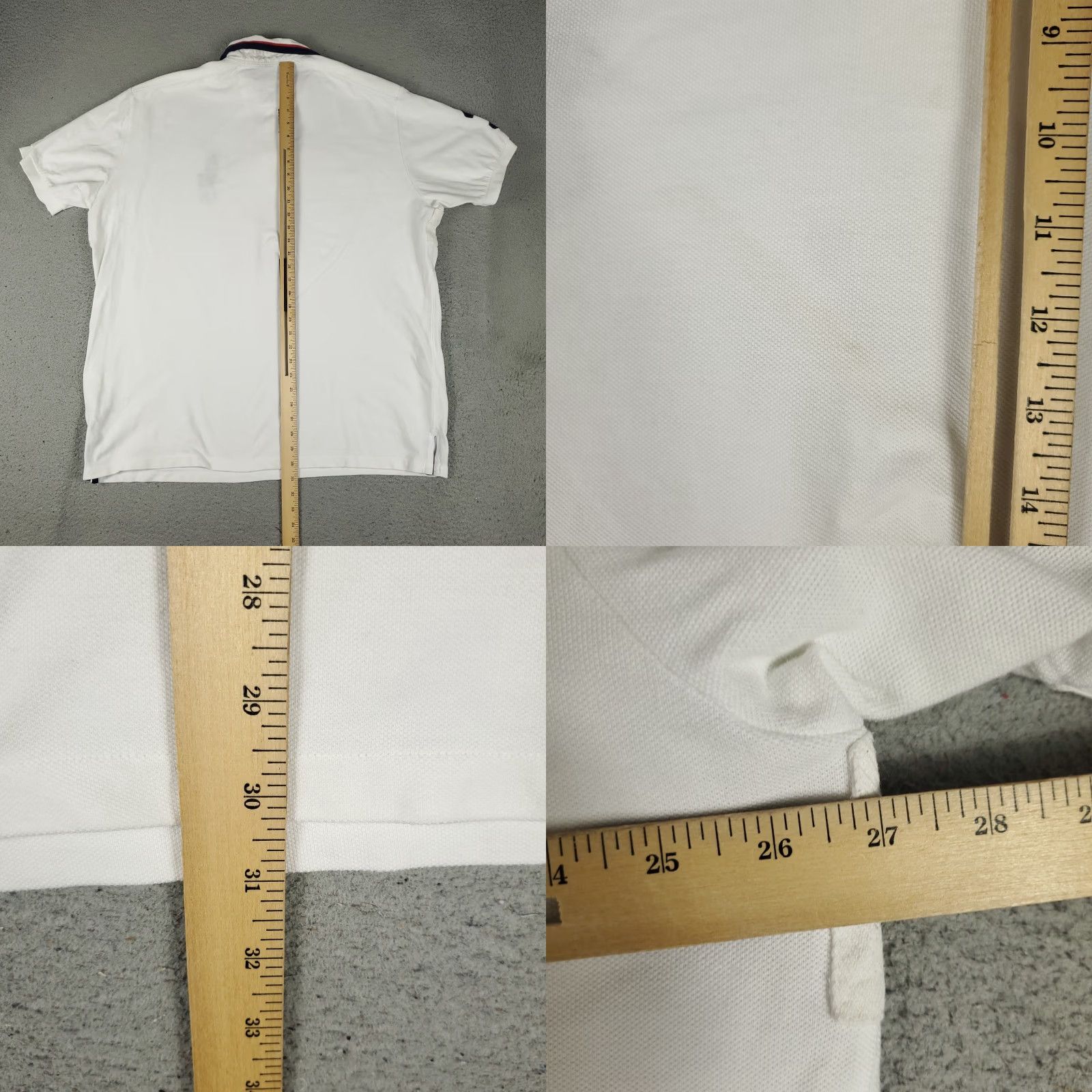 Ralph Lauren Ralph Lauren Polo Shirt Mens 2XL White USA Flag Big Pony Short Sleeve Shirt Mens 2XL White USA Size US XXL / EU 58 / 5 - 8 Thumbnail