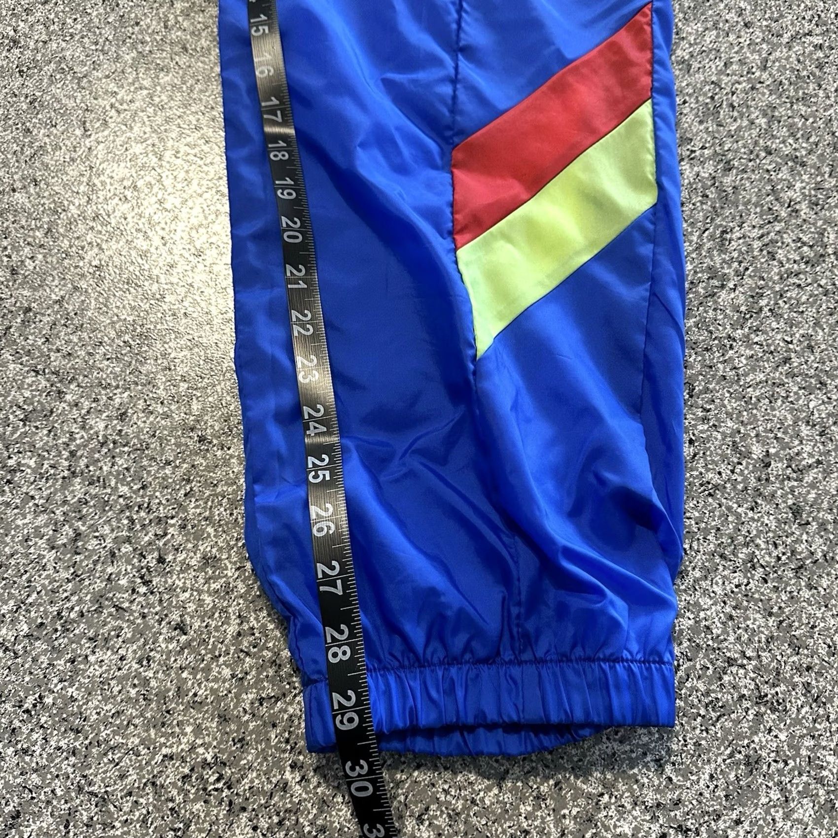 Spalding VINTAGE Spalding Track Pants Mens L Blue Nylon Lined 90’s Pro Collection - ACTIVEWEAR Mens Track Pants Blue Nylon Lined 90s Spalding Pro Collection Size US 38 / EU 54 - 8 Thumbnail