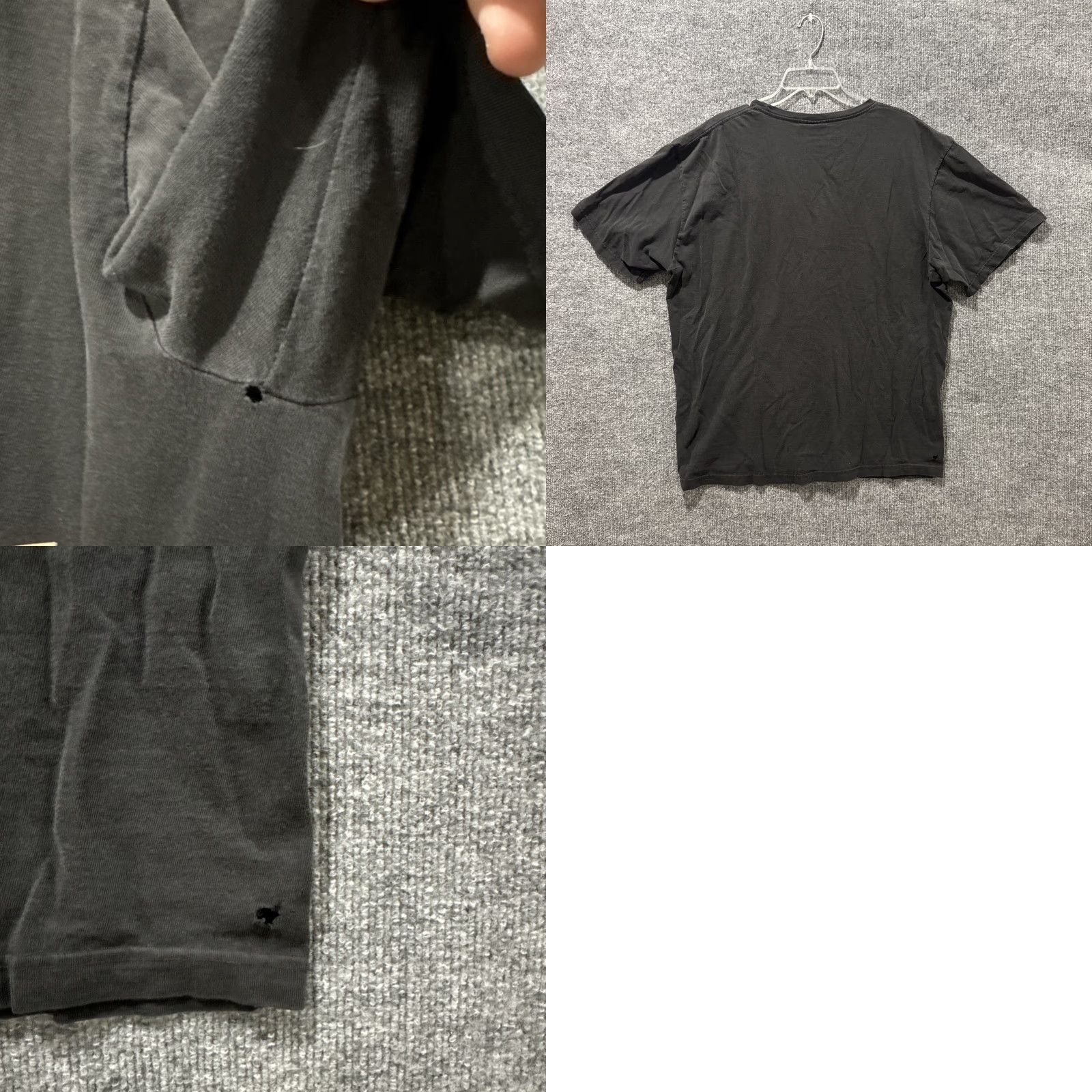 Kenneth Cole VINTAGE Kenneth Cole Reaction Black THRASHED Short Sleeve T-Shirt Men’s 2XL Size US XXL / EU 58 / 5 - 9 Thumbnail