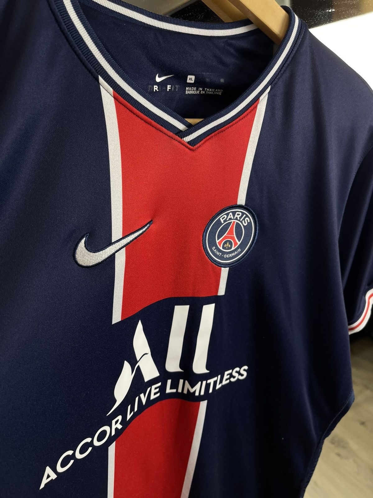 Nike Nike PSG 20/21 50th Anniversary Home Hechter Jersey Size US XL / EU 56 / 4 - 2 Thumbnail