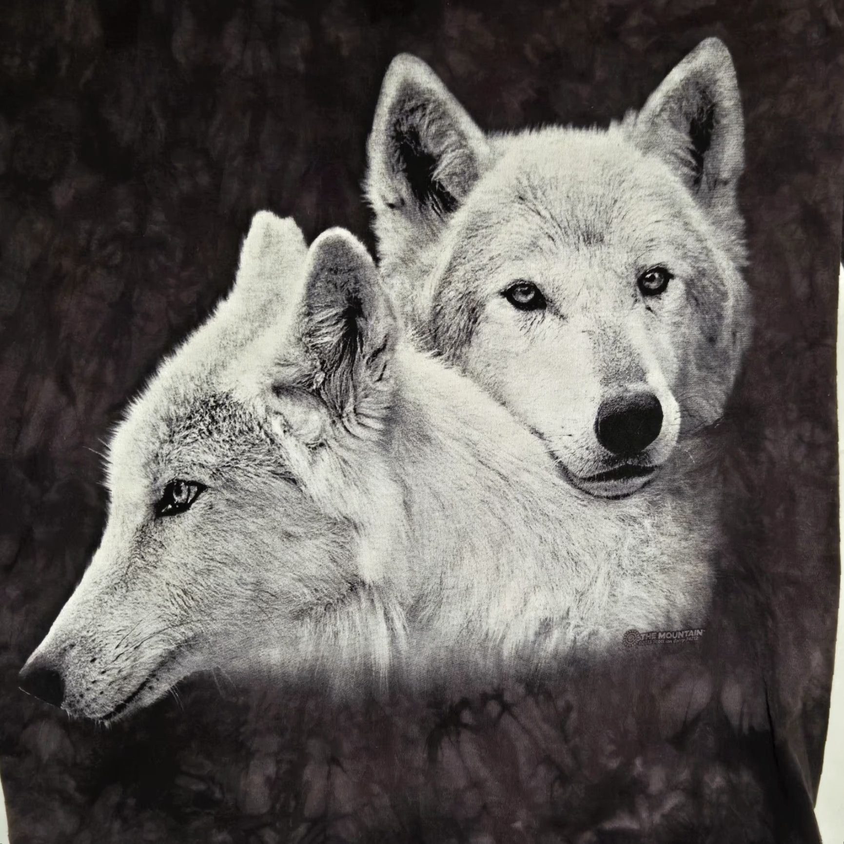 The Mountain VINTAGE The Mountain T-Shirt Crew Neck Long Sleeve Brown Tie Dye 2000s Size M Mens Bre athable Logo Graphic Print 90s Animals Nature Grey Wolf Size US M / EU 48-50 / 2 - 4 Thumbnail