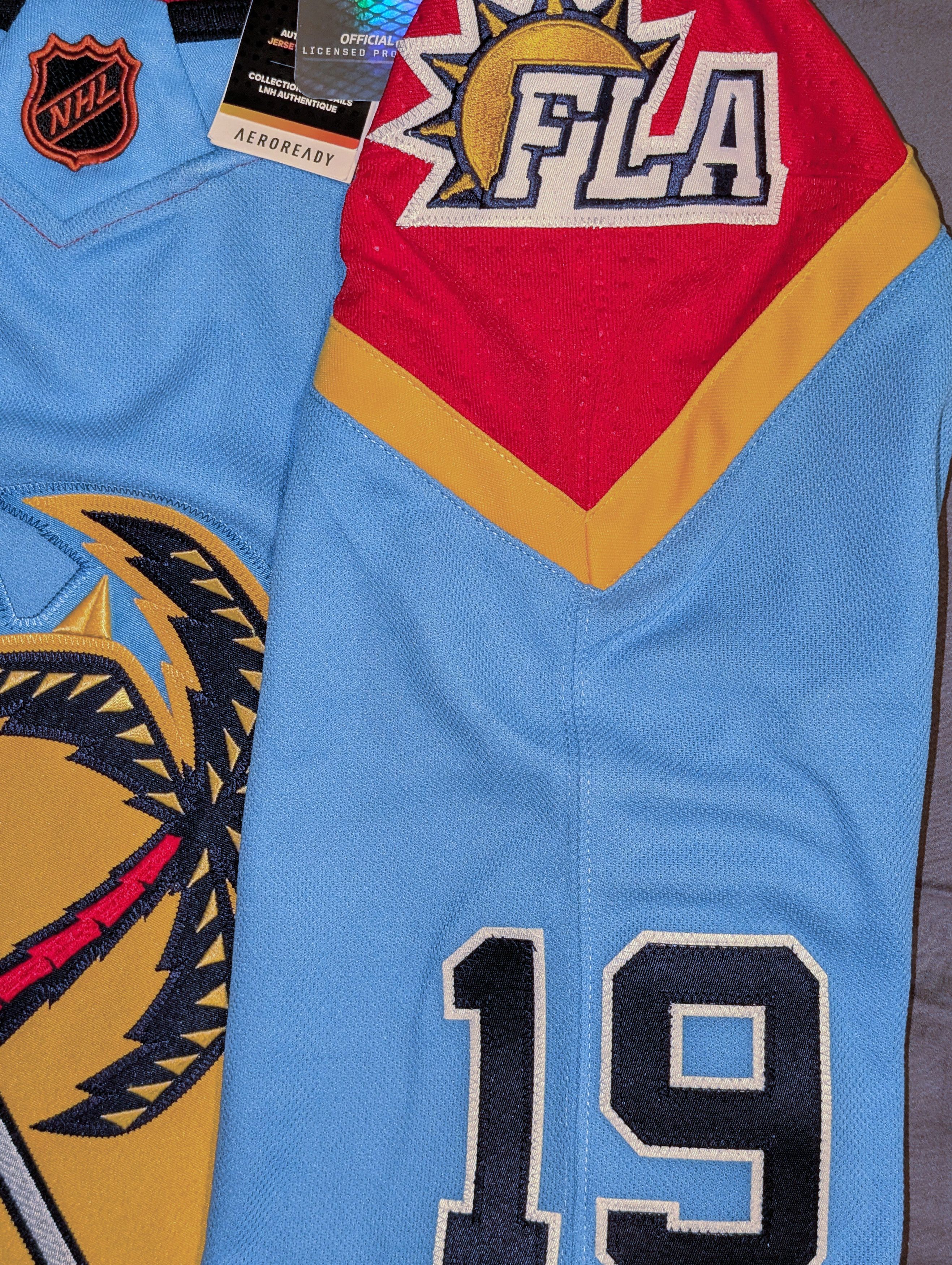 Adidas SIGNED MATTHEW TKACHUK FLORIDA PANTHERS REVERSE RETRO JERSEY Size US XL / EU 56 / 4 - 7 Thumbnail
