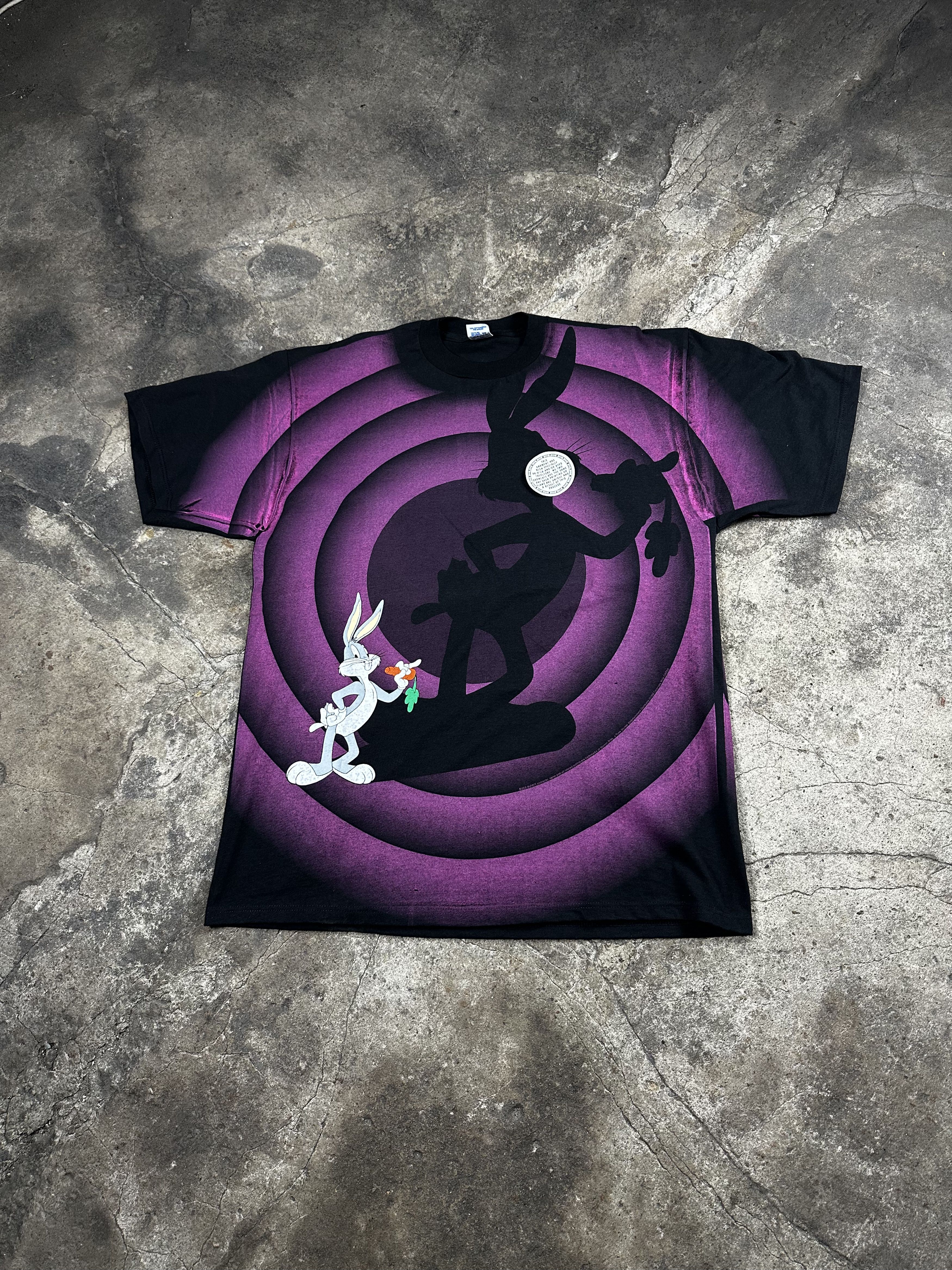 Vintage 1992 Deadstock Buggs Bunny Looney Tunes T-shirt 90s Size US XL / EU 56 / 4 - 1 Thumbnail