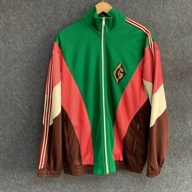 Gucci Gucci Logo embroidery stitching casual jacket 2501-Nextarro Size US XS / EU 42 / 0 - 1 Thumbnail
