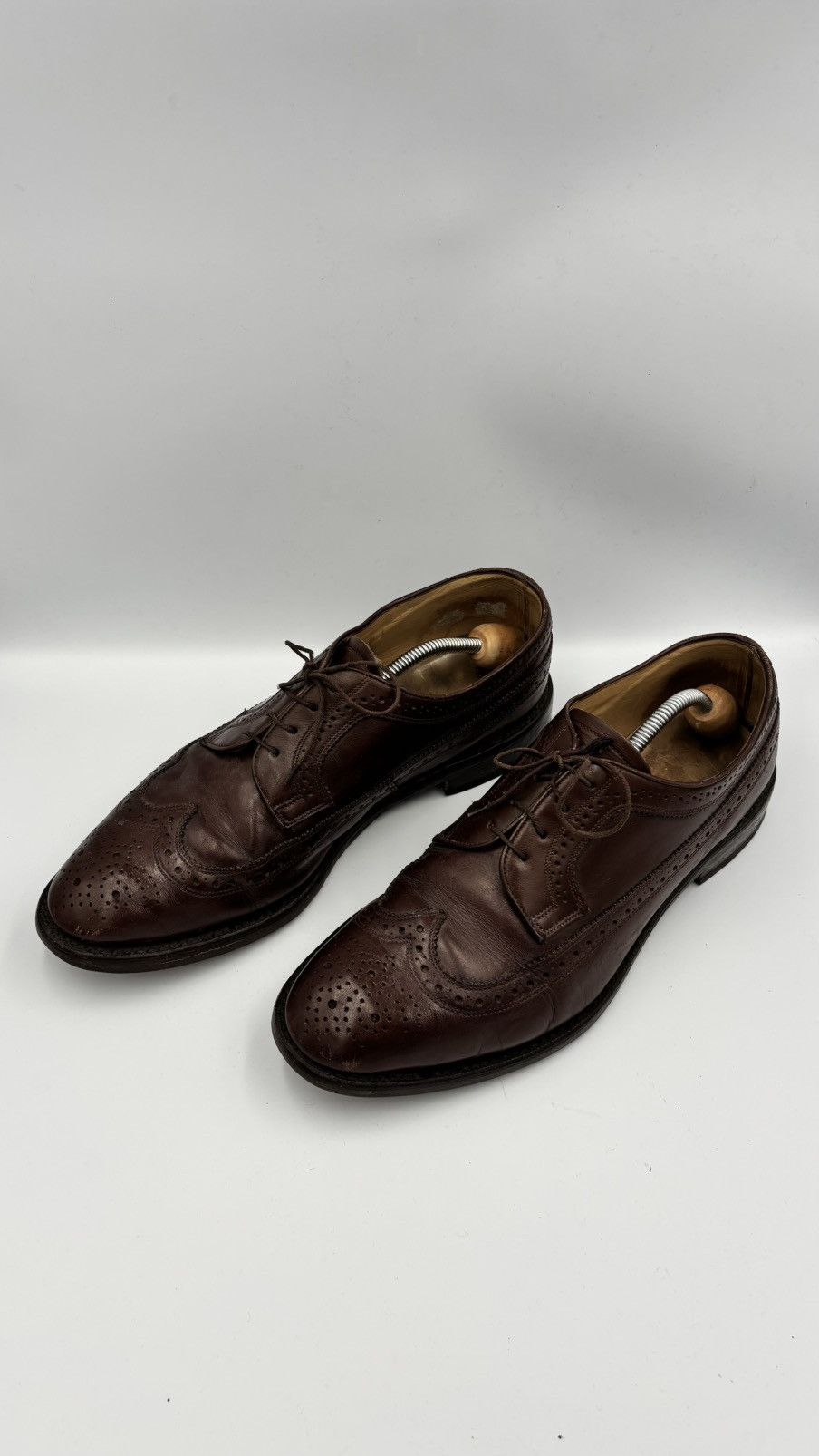 Burberry Leather Brown Oxford Brogue Shoes Burbarry’s Size US 10.5 / EU 43-44 - 4 Thumbnail
