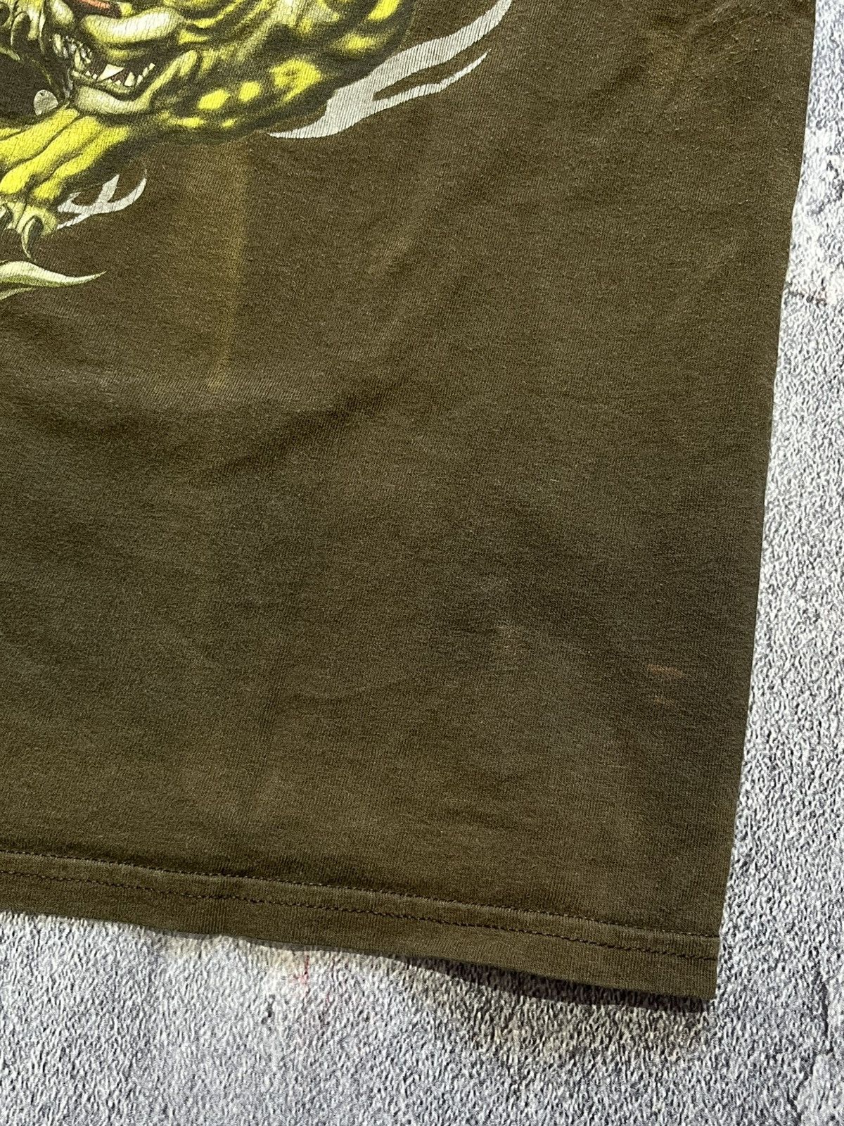 Hard Rock Cafe × Vintage Rare Hard Rock Hollywood Big Dragon Tiger Emblem T-shirt 90s Size US L / EU 52-54 / 3 - 9 Thumbnail